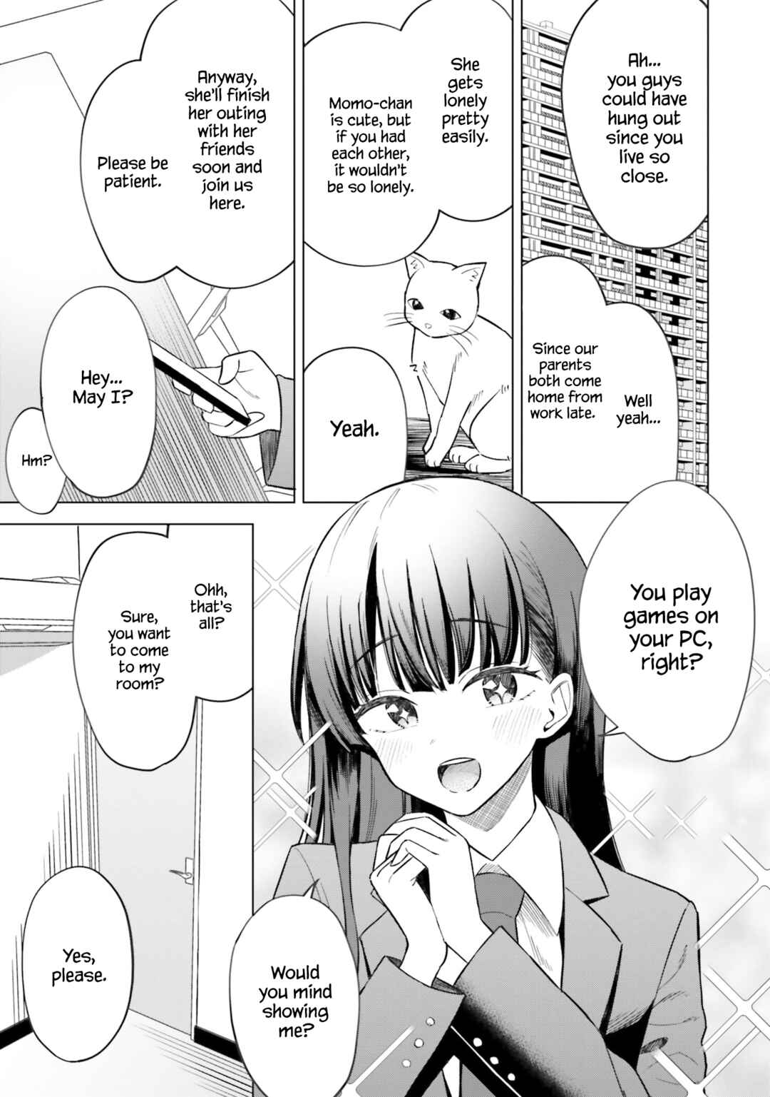 Page 8 Chapter 12 Onna Tomodachi wa Tanomeba Igaito Yarasete Kureru