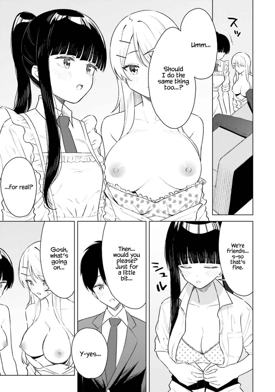 Page 12 Chapter 8 Onna Tomodachi wa Tanomeba Igaito Yarasete Kureru