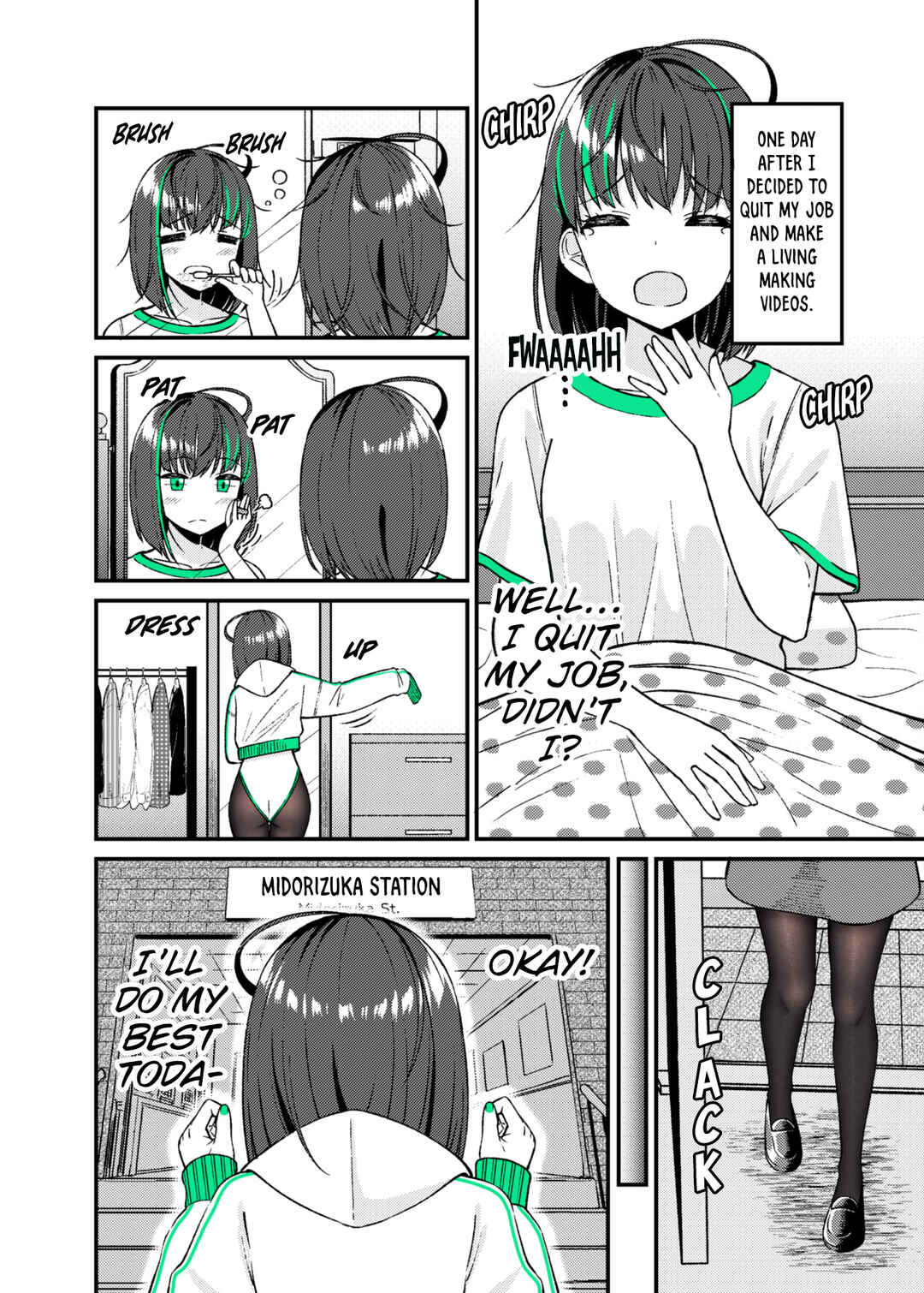 Page 1 Chapter 2 Watashi, Shachiku Yamete Douga de Tabeteikimasu