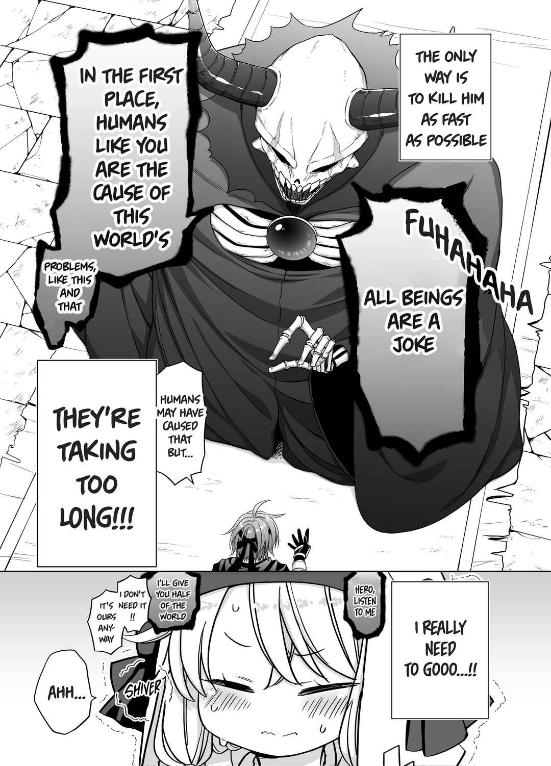Page 2 Chapter 2 Las Boss Sen dakedo Maji de Moresou dakara, Sassato Maou o Taoshitai!