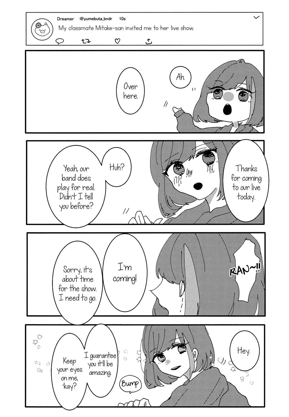 Page 10 Chapter Unknown_0fdc BanG Dream! - Tsubuyaki / Tweet (doujinshi)