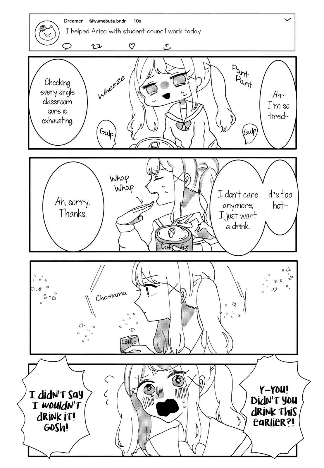 Page 9 Chapter Unknown_0fdc BanG Dream! - Tsubuyaki / Tweet (doujinshi)