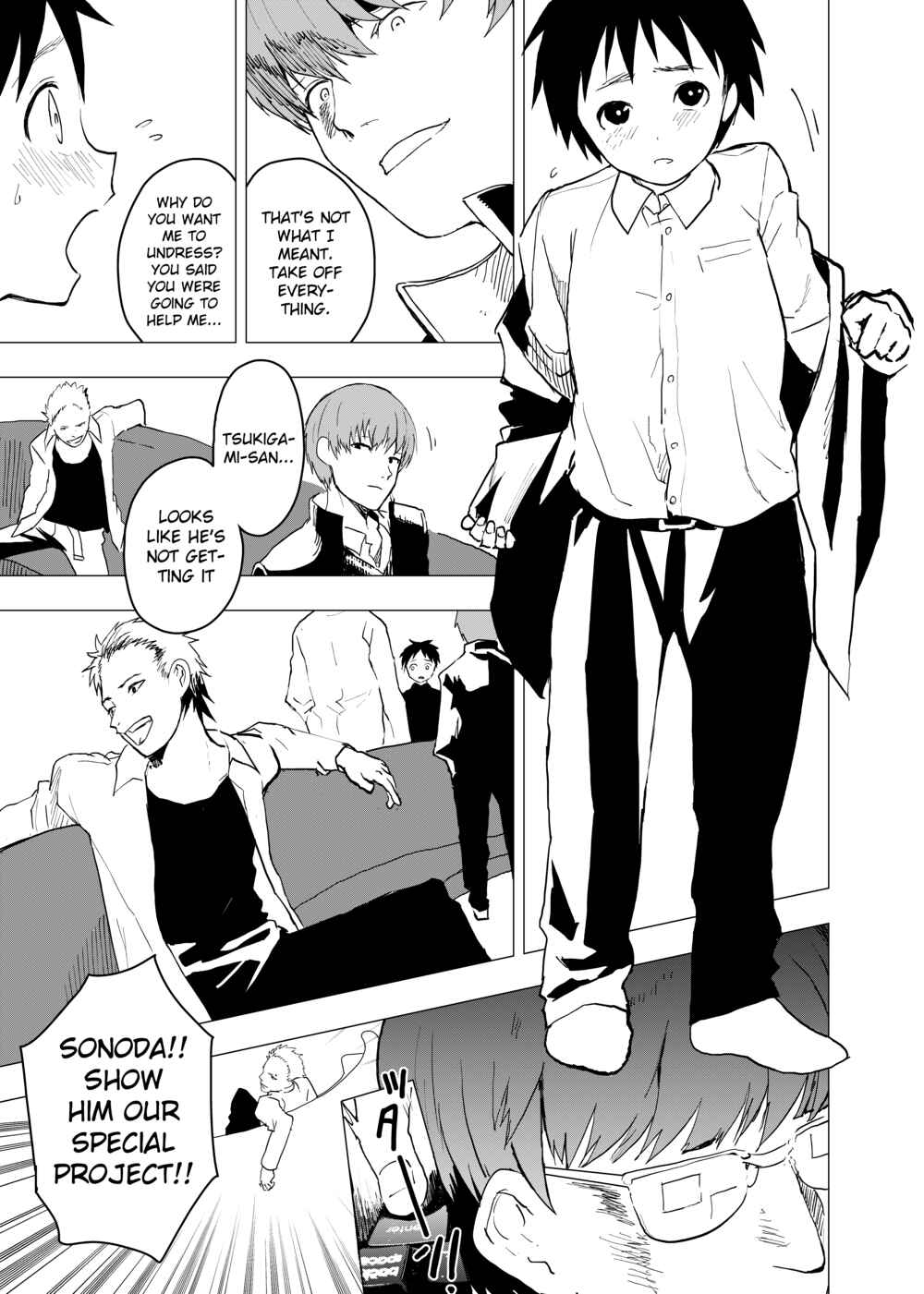 Page 19 Chapter 5 Ibasho ga Nainode Kami-machi Shite Mita Suterareta Shounen no Eromanga