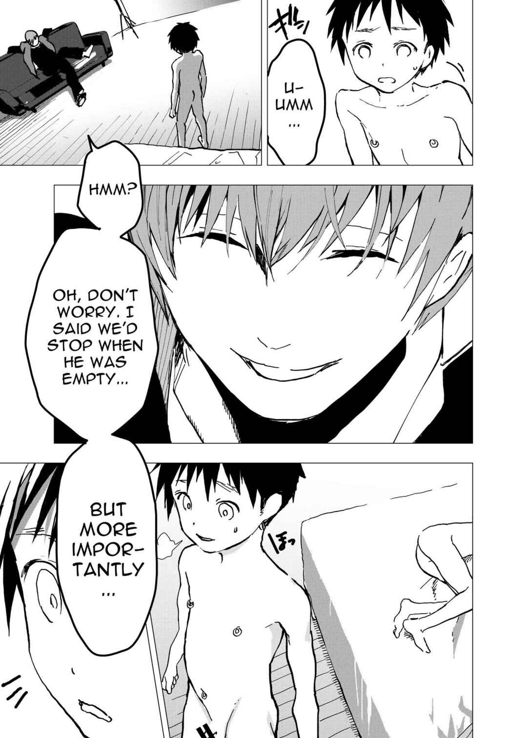 Page 34 Chapter 10 Ibasho ga Nainode Kami-machi Shite Mita Suterareta Shounen no Eromanga