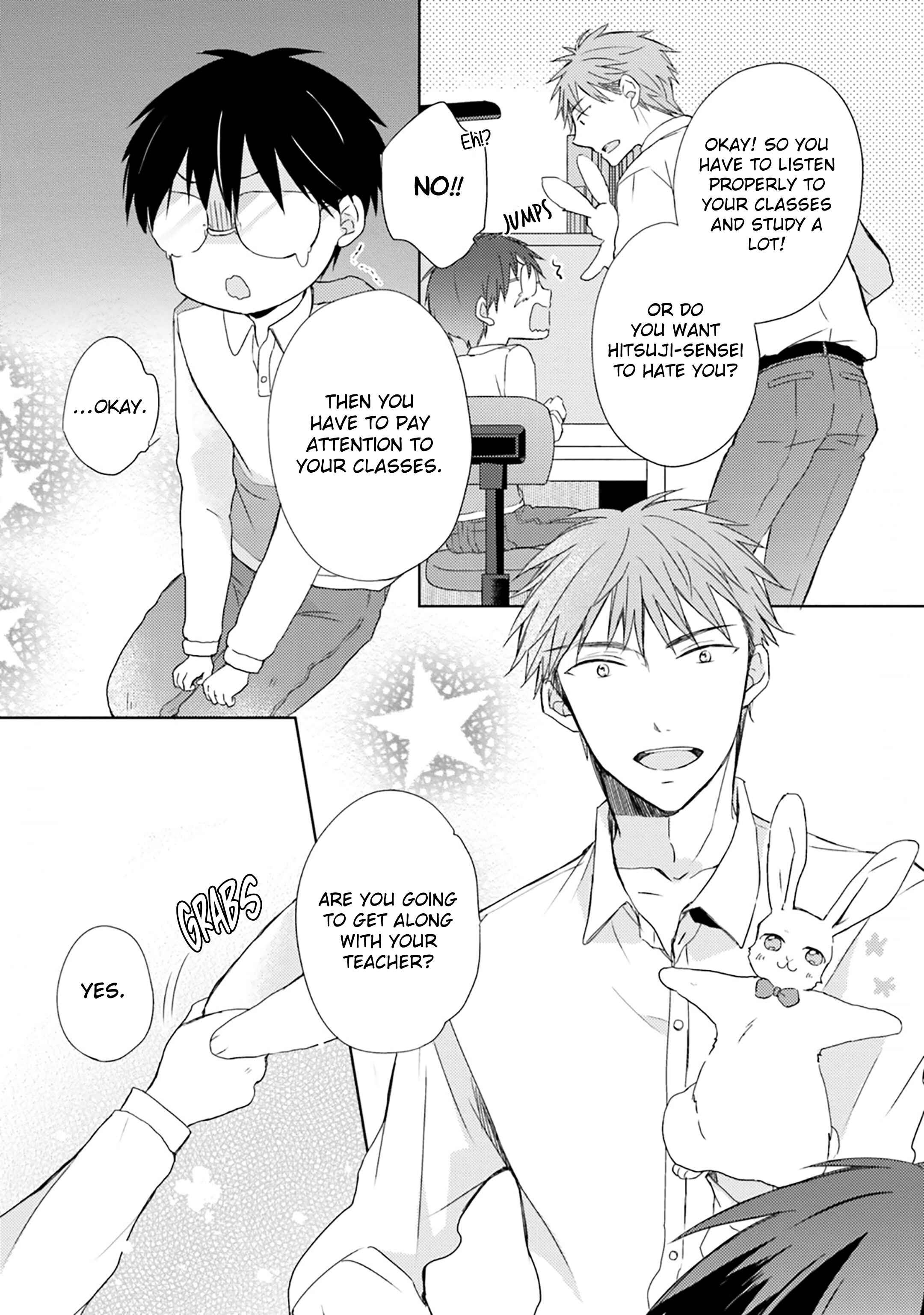 Page 36 Chapter 5 Motoyan Papa to Hitsuji-sensei Yotsuba