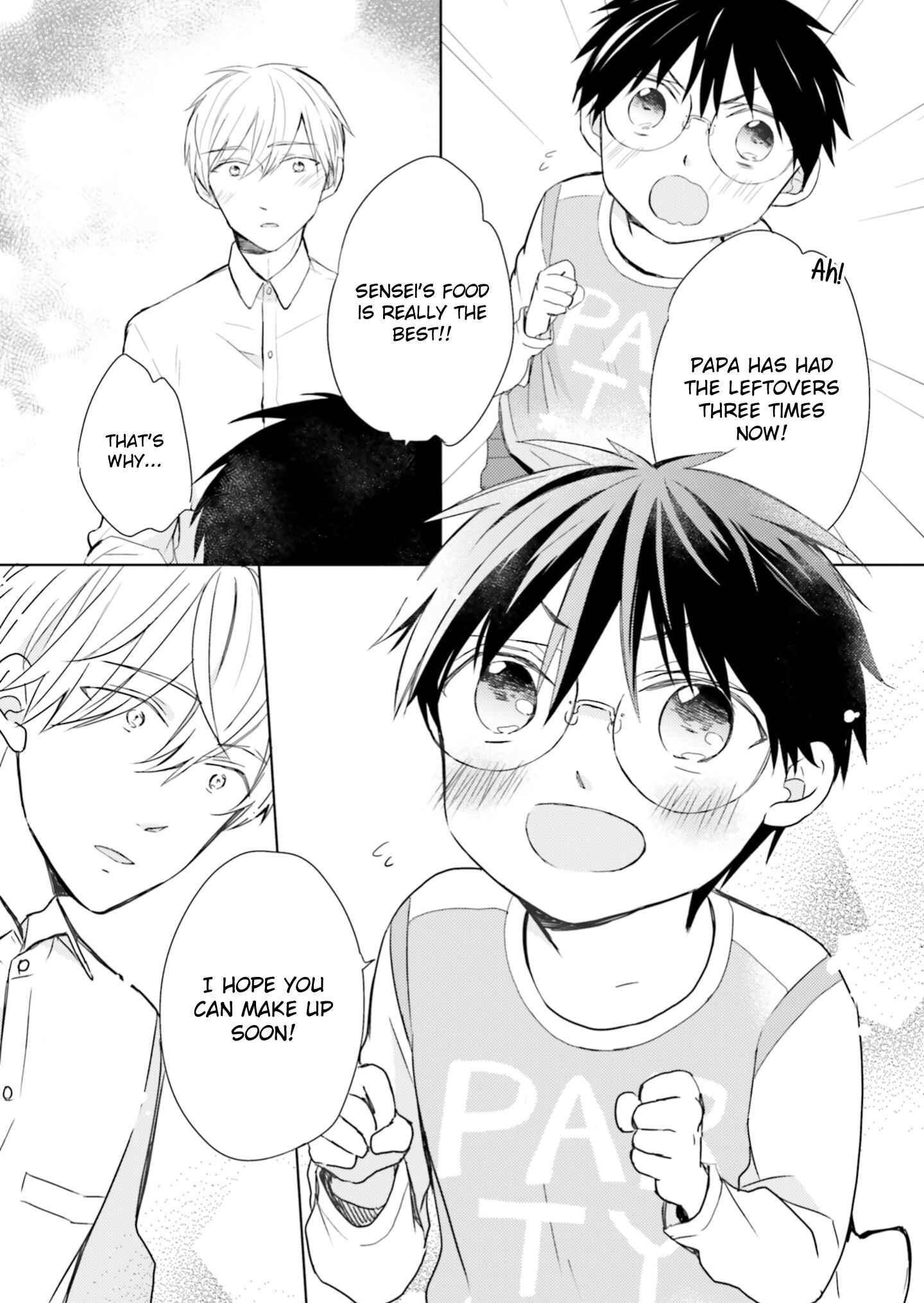 Page 18 Chapter 4 Motoyan Papa to Hitsuji-sensei Yotsuba