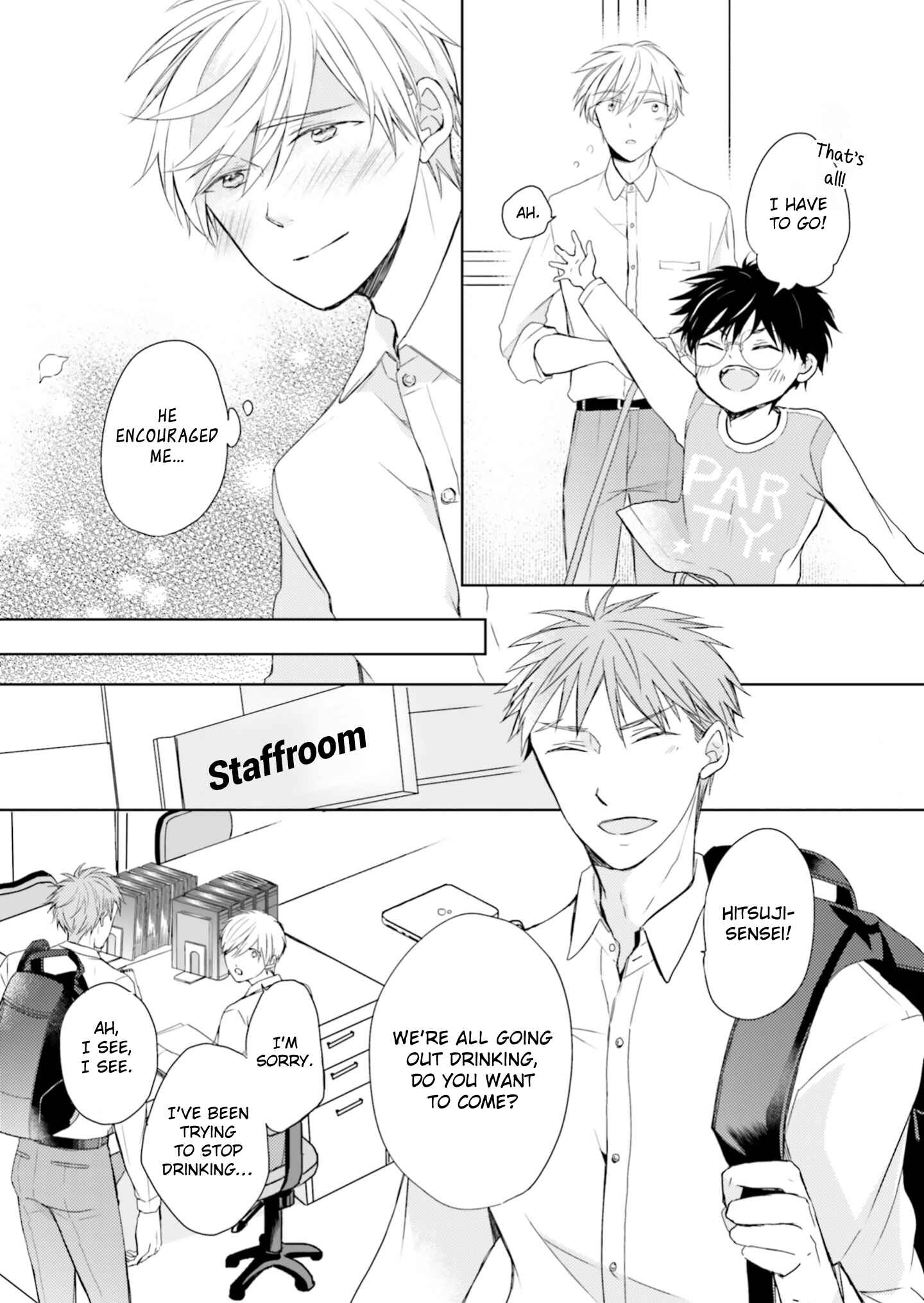 Page 19 Chapter 4 Motoyan Papa to Hitsuji-sensei Yotsuba