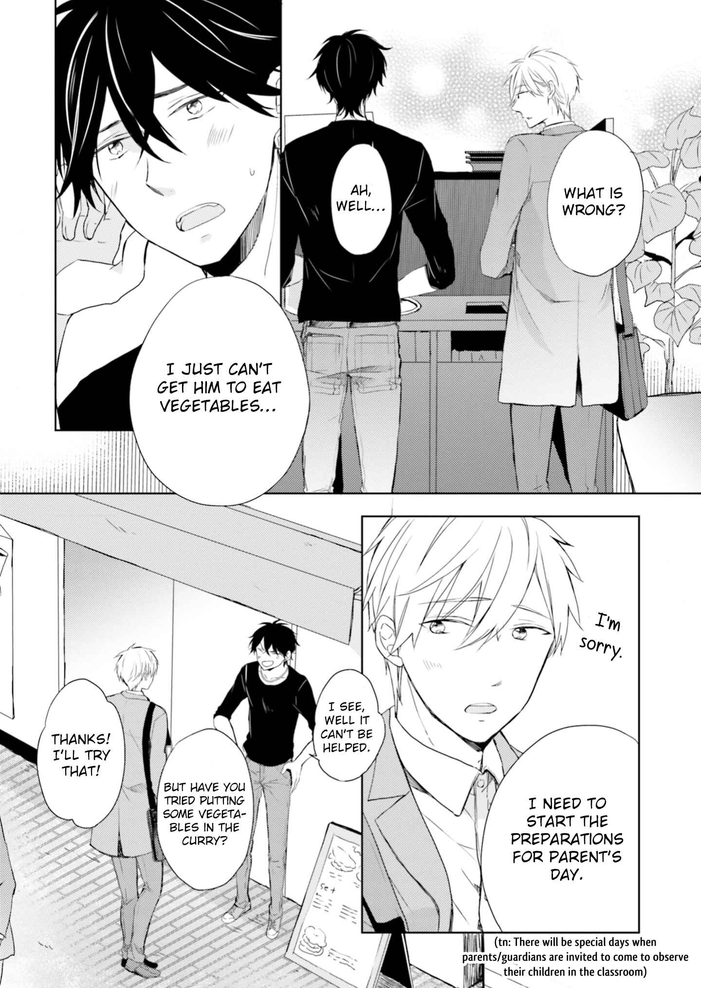 Page 9 Chapter 3 Motoyan Papa to Hitsuji-sensei Yotsuba