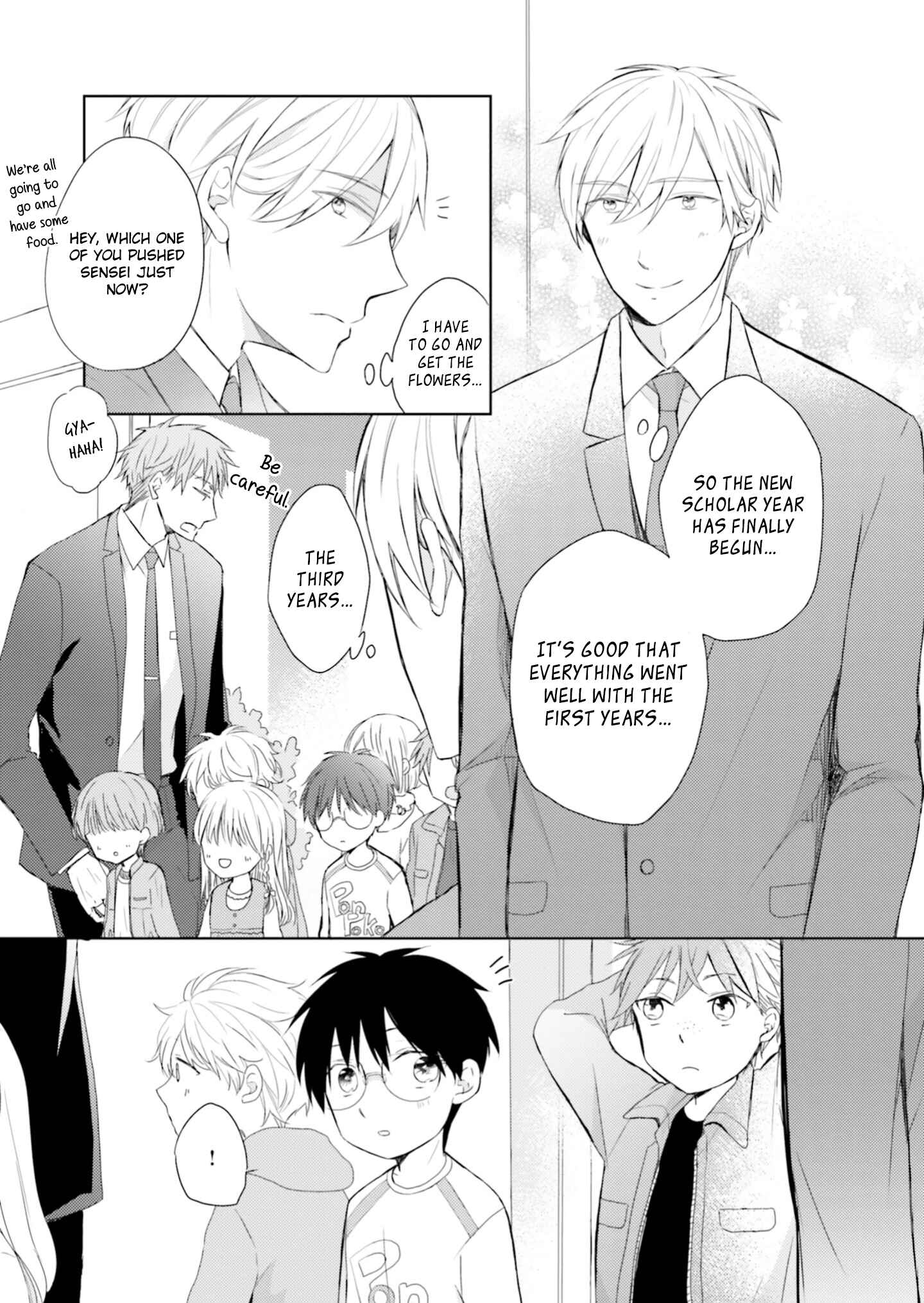 Page 9 Chapter 1 Motoyan Papa to Hitsuji-sensei Yotsuba