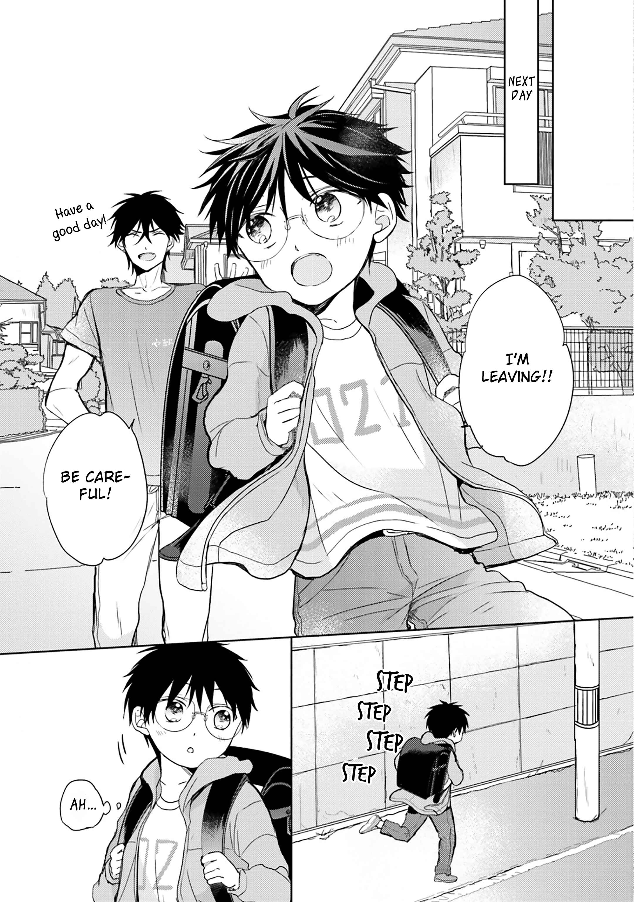 Page 9 Chapter 11 Motoyan Papa to Hitsuji-sensei Yotsuba