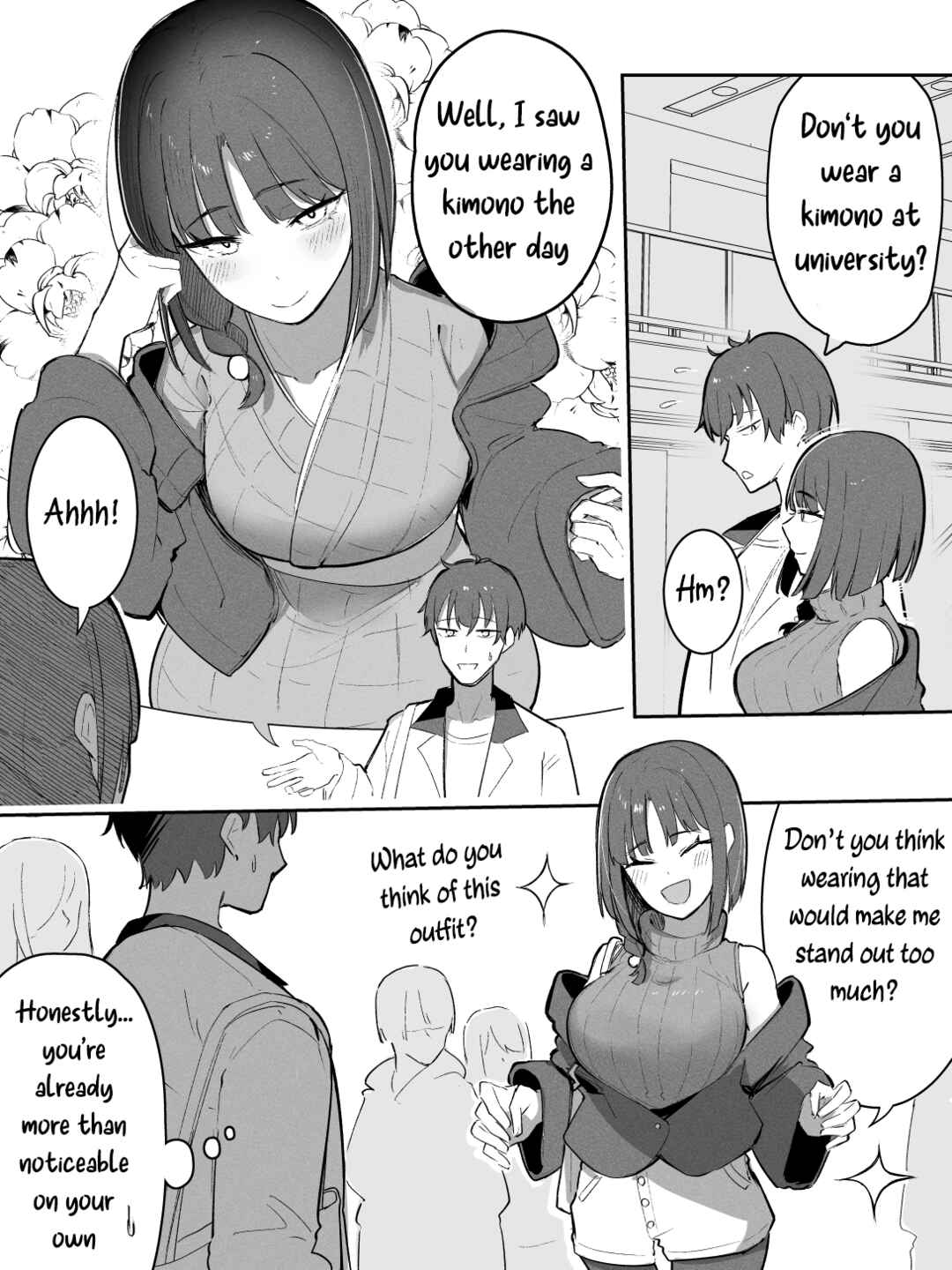 Page 1 Chapter 3 Kyoto-ben na no ni Shoujiki Sugiru Onna