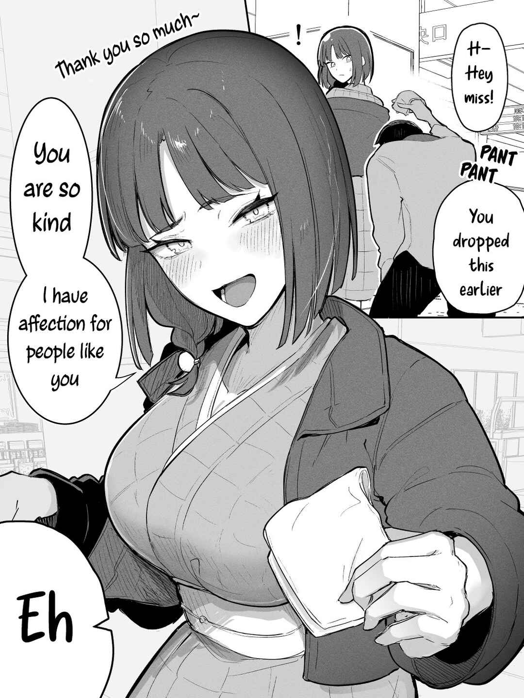 Page 1 Chapter 1 Kyoto-ben na no ni Shoujiki Sugiru Onna