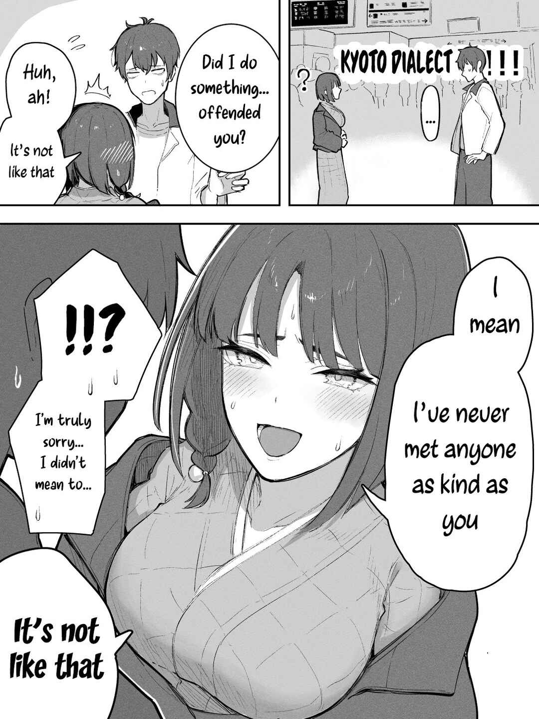 Page 2 Chapter 1 Kyoto-ben na no ni Shoujiki Sugiru Onna