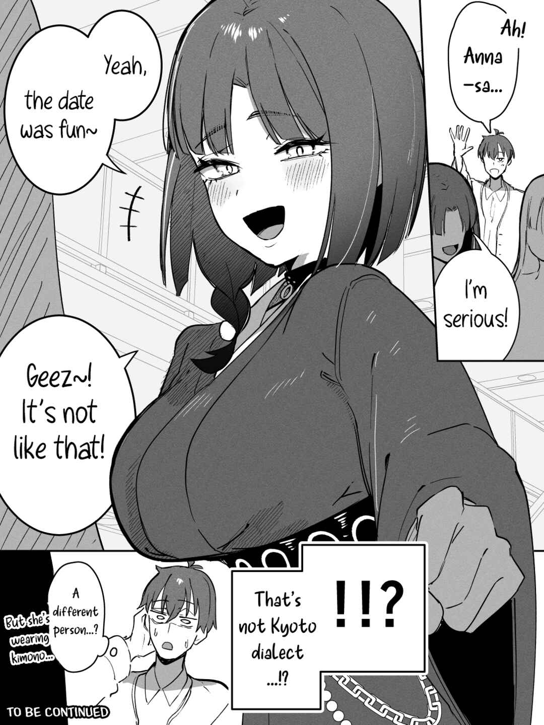 Page 1 Chapter 13 Kyoto-ben na no ni Shoujiki Sugiru Onna