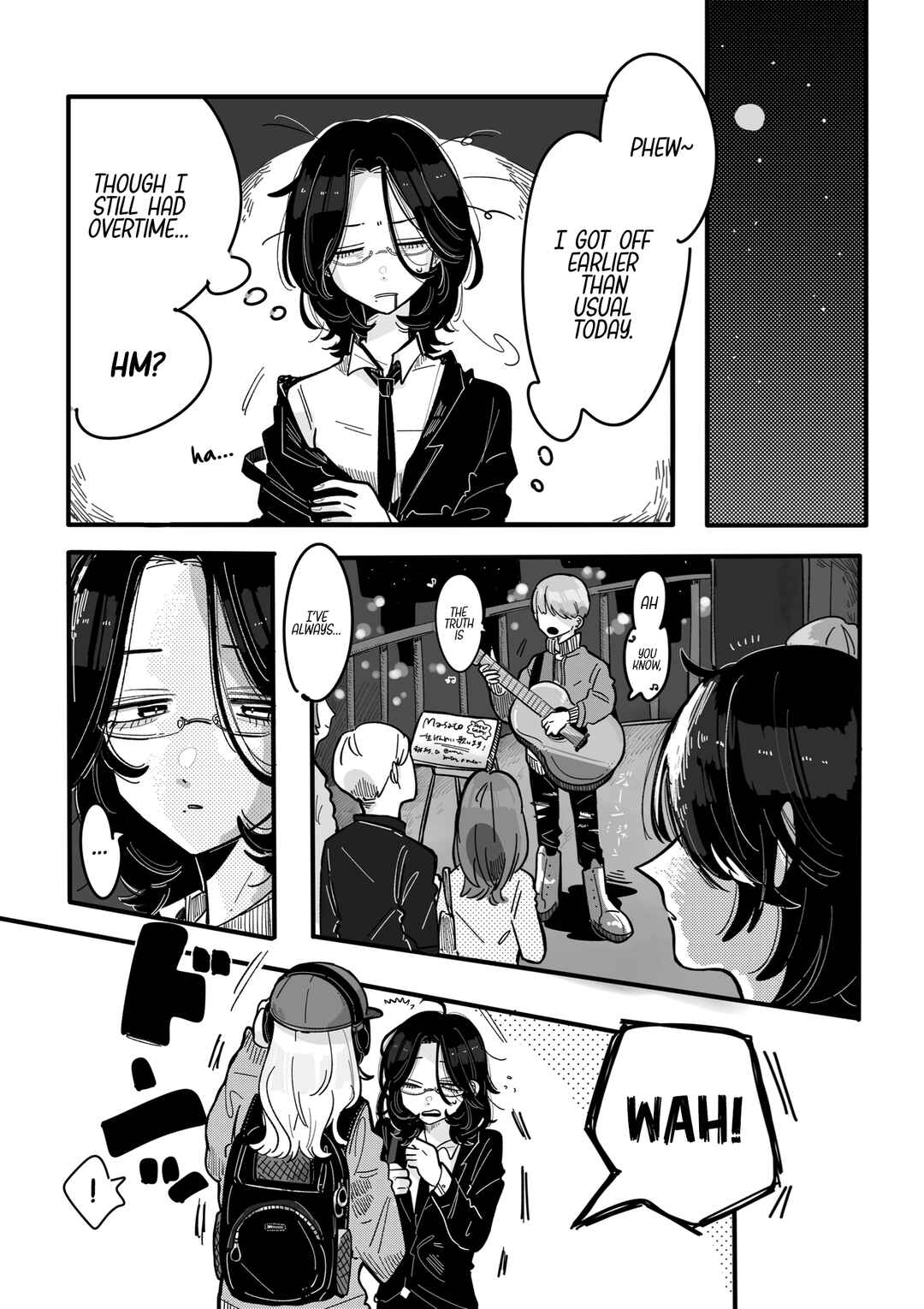 Page 1 Chapter 2 The Overworked Office Ladys Café Crush