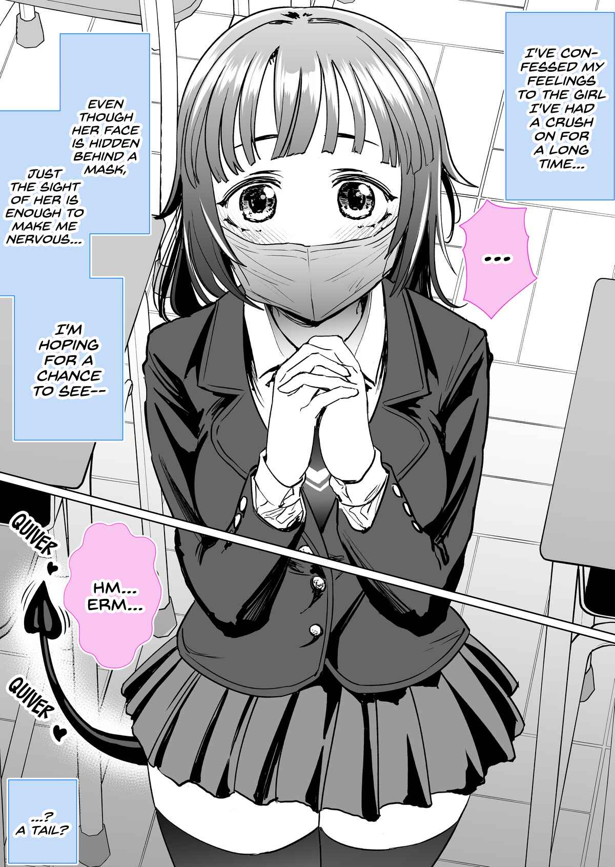 Page 1 Chapter 2 Succubus na no o Kakushiteru Shishunki JK
