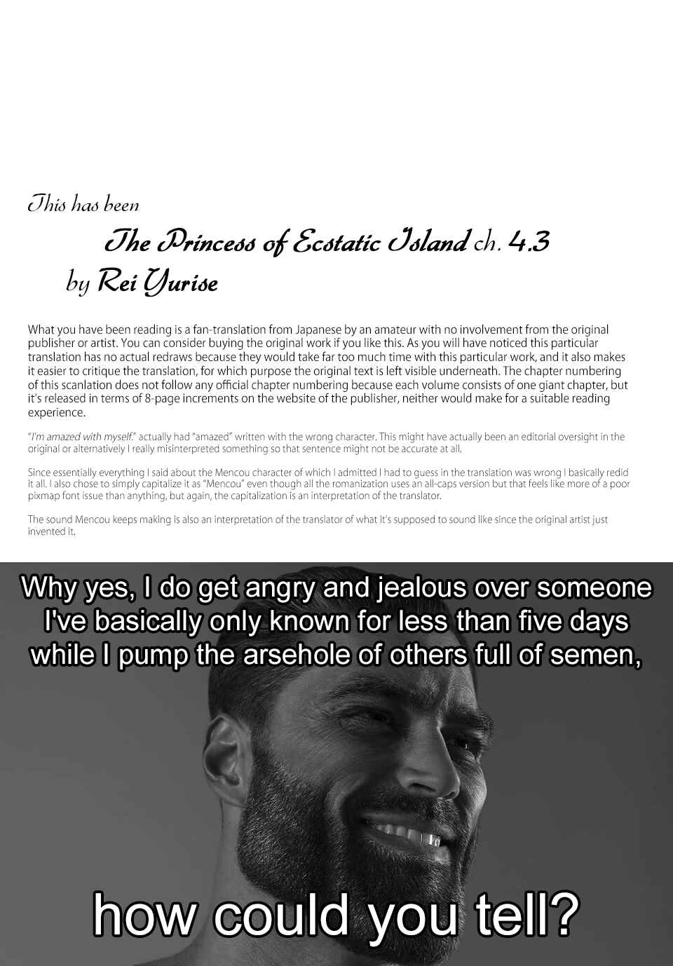 Page 32 Chapter 4.3 The Princess of Ecstatic Island