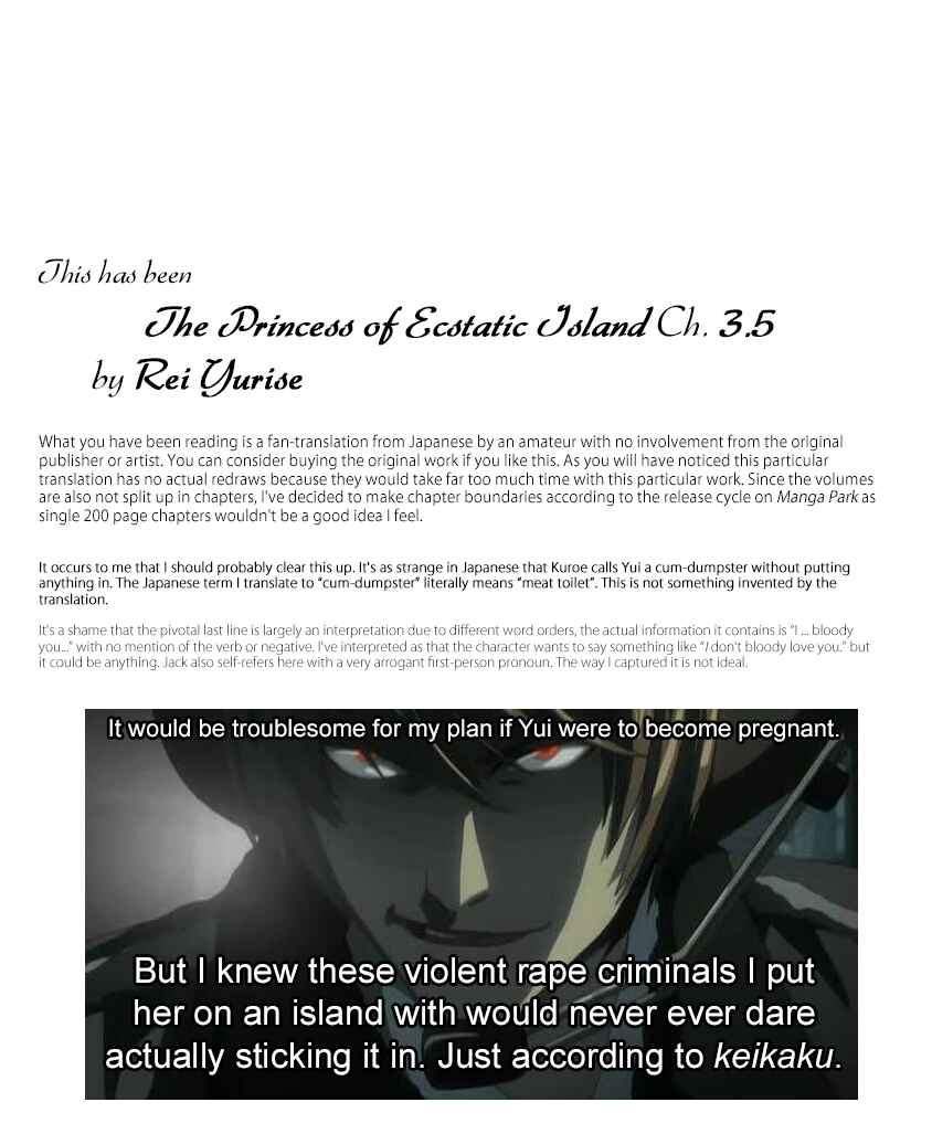Page 26 Chapter 3.5 The Princess of Ecstatic Island