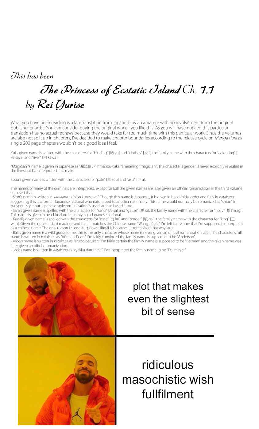 Page 31 Chapter 1.1 The Princess of Ecstatic Island