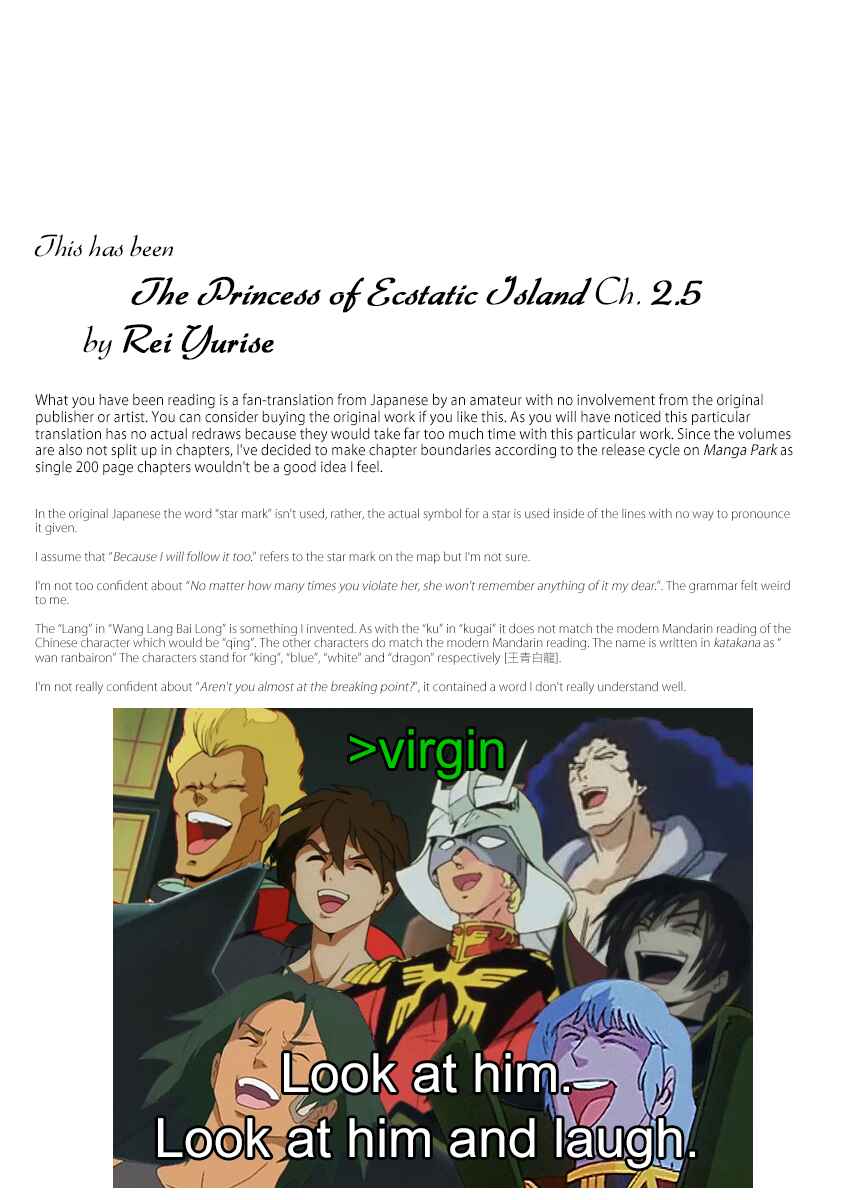 Page 33 Chapter 2.5 The Princess of Ecstatic Island