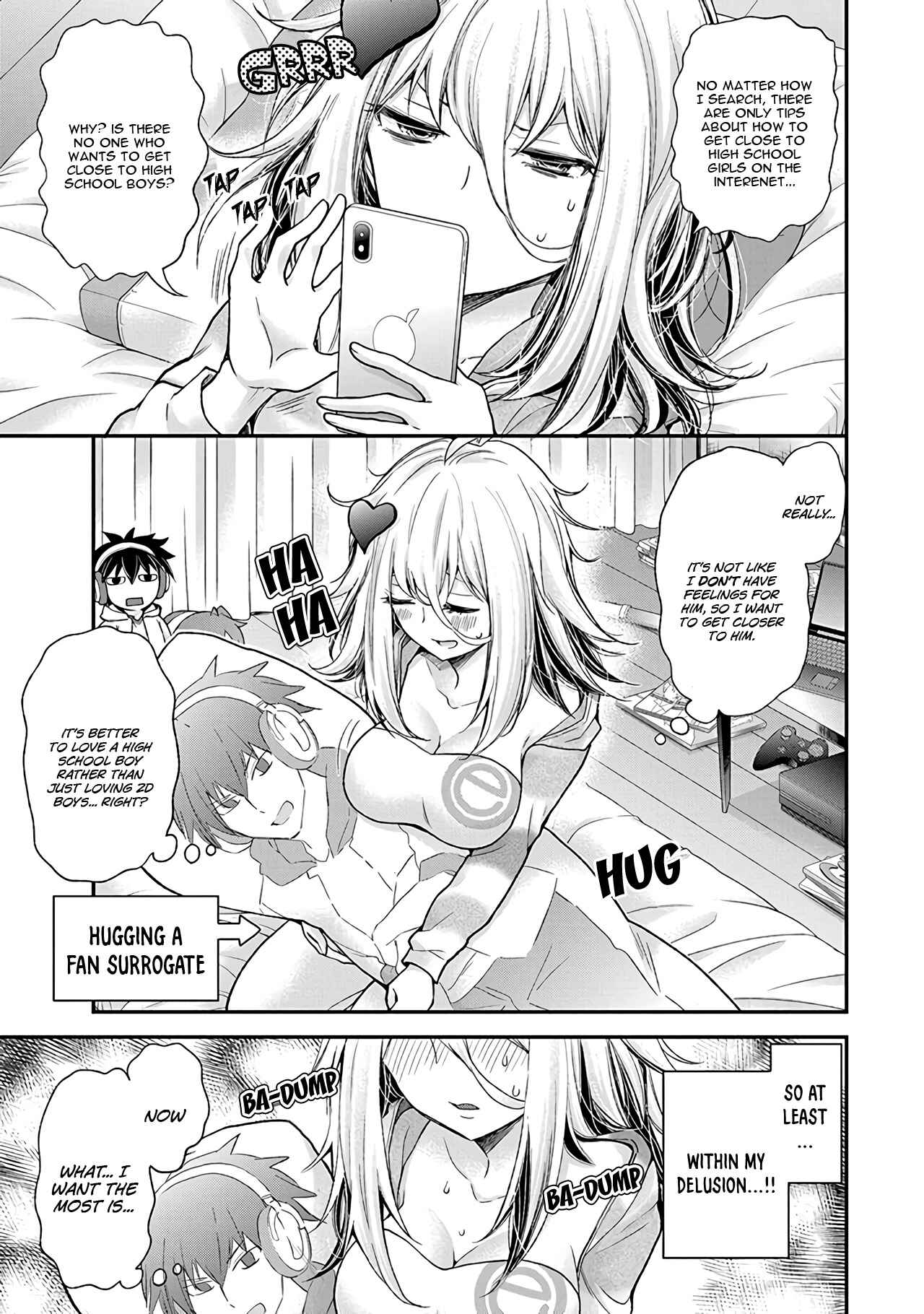 Page 4 Chapter 2 Shingeki no Eroko-san: Hen na Oneesan wa Danshi Kousei to Nakayoku Naritai