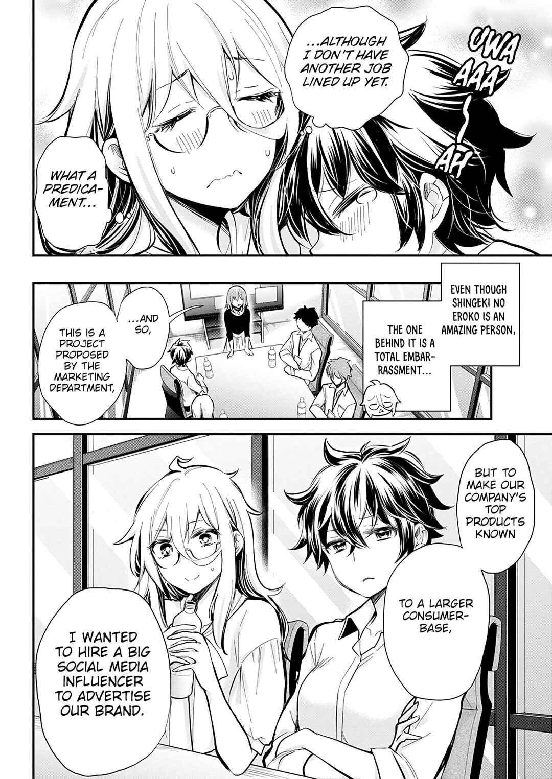 Page 12 Chapter 46 Shingeki no Eroko-san: Hen na Oneesan wa Danshi Kousei to Nakayoku Naritai