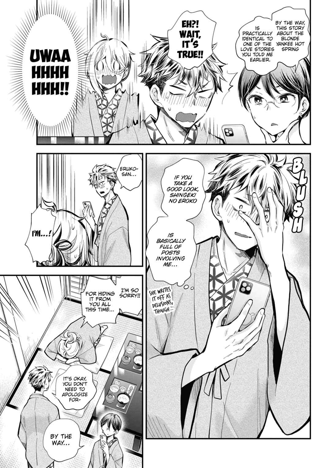 Page 6 Chapter 54 Shingeki no Eroko-san: Hen na Oneesan wa Danshi Kousei to Nakayoku Naritai