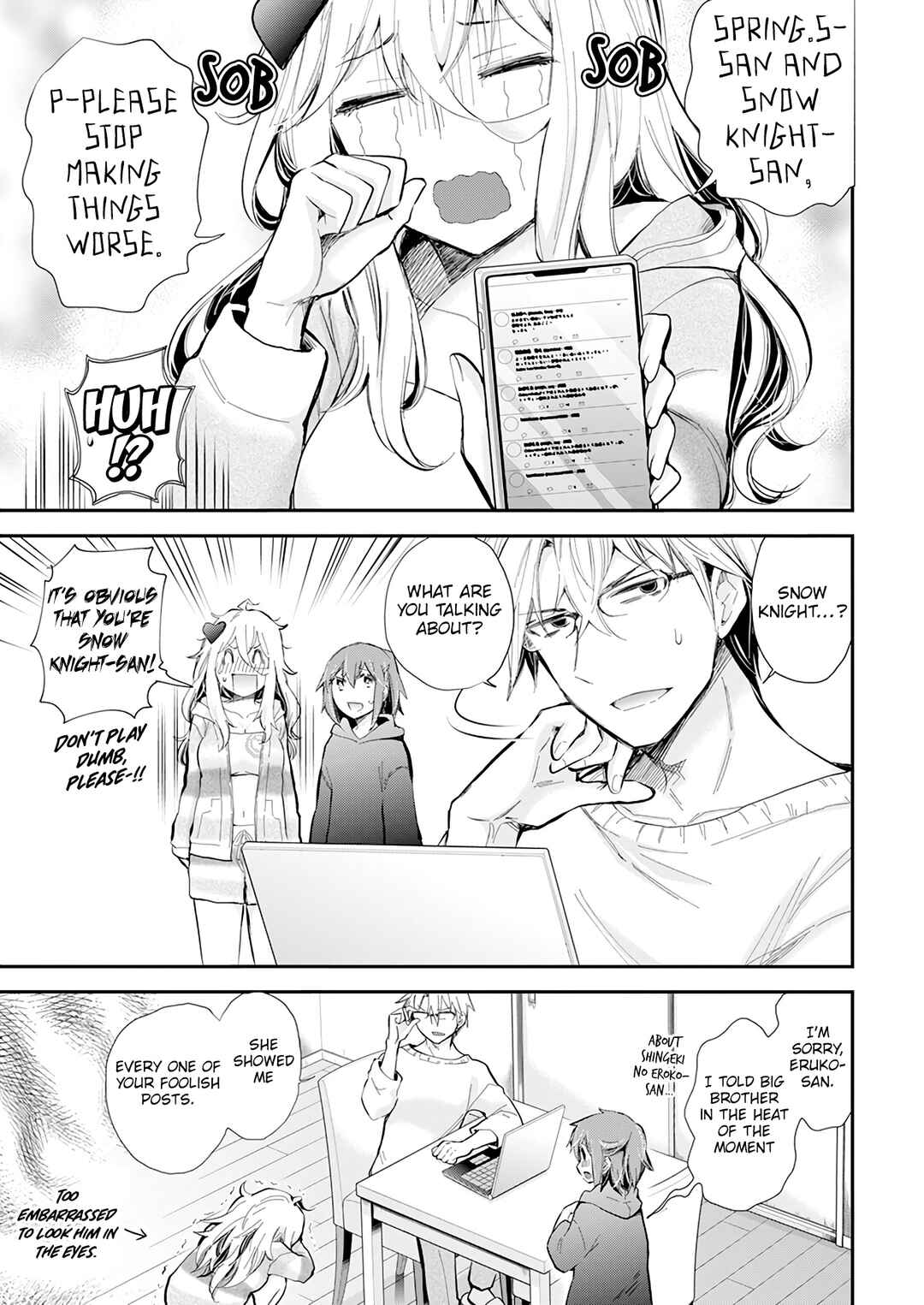 Page 8 Chapter 39 Shingeki no Eroko-san: Hen na Oneesan wa Danshi Kousei to Nakayoku Naritai