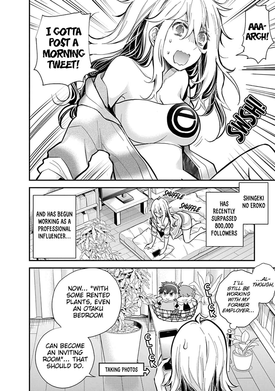 Page 3 Chapter 48 Shingeki no Eroko-san: Hen na Oneesan wa Danshi Kousei to Nakayoku Naritai