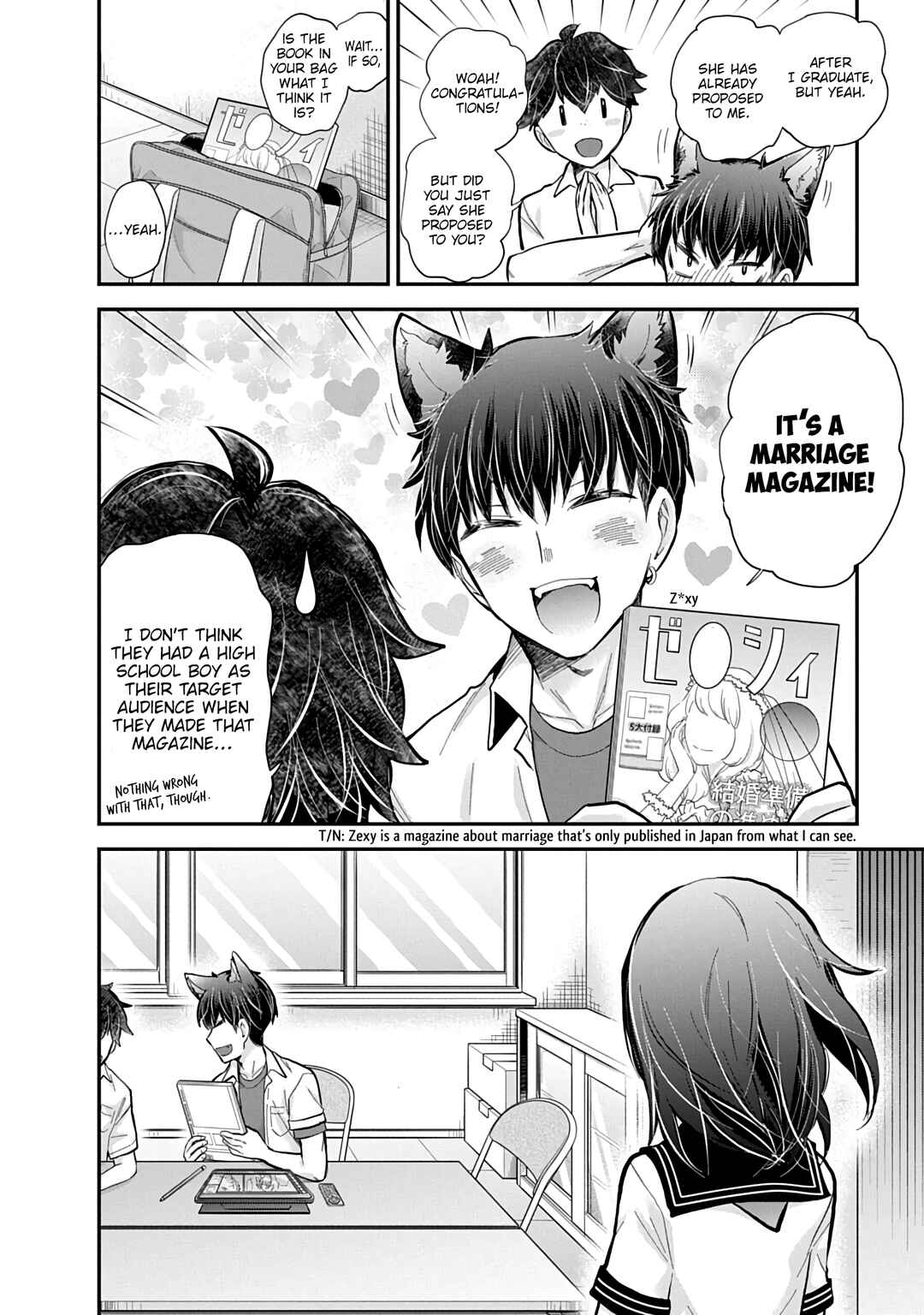 Page 19 Chapter 58 Shingeki no Eroko-san: Hen na Oneesan wa Danshi Kousei to Nakayoku Naritai