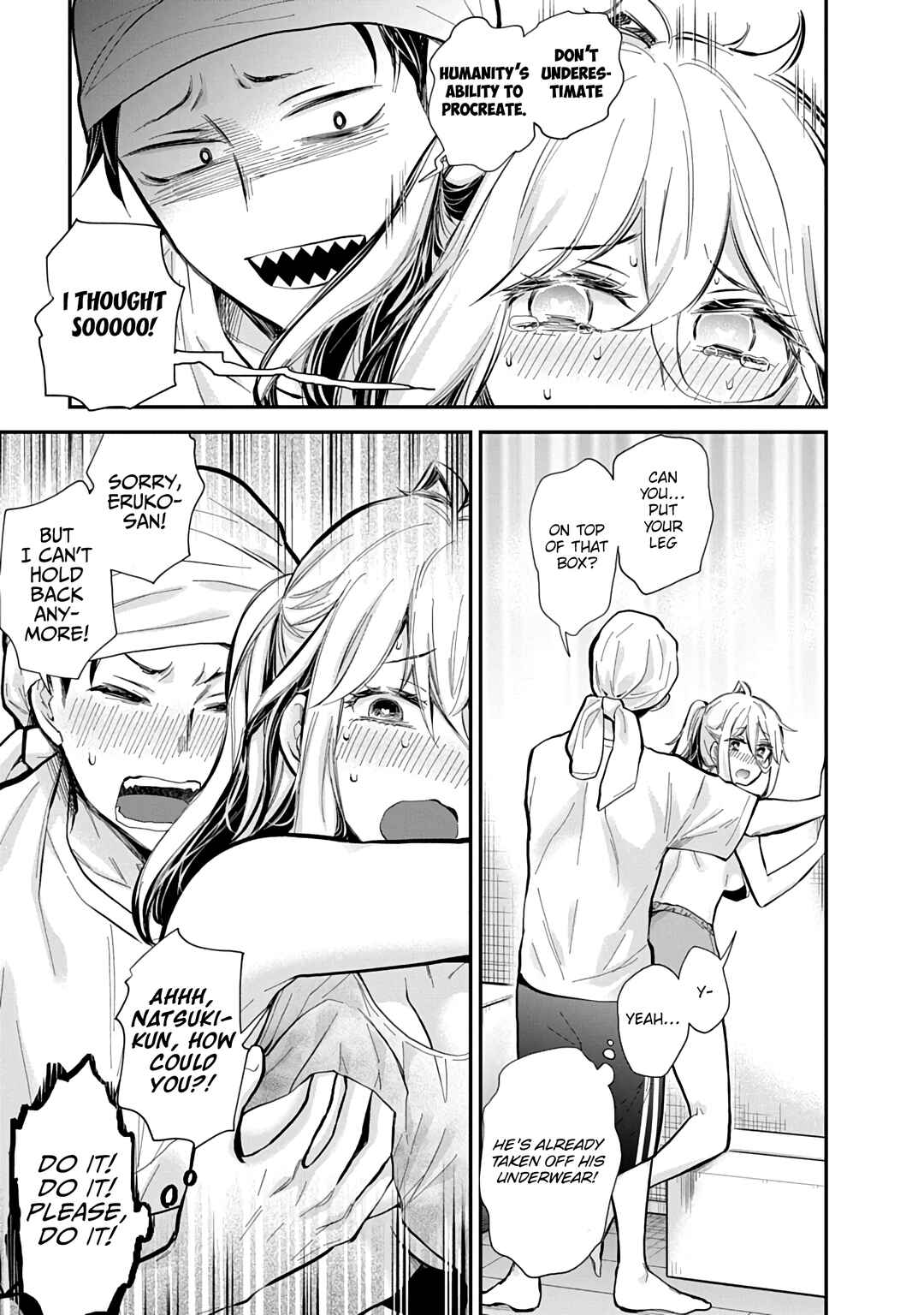 Page 16 Chapter 61 Shingeki no Eroko-san: Hen na Oneesan wa Danshi Kousei to Nakayoku Naritai