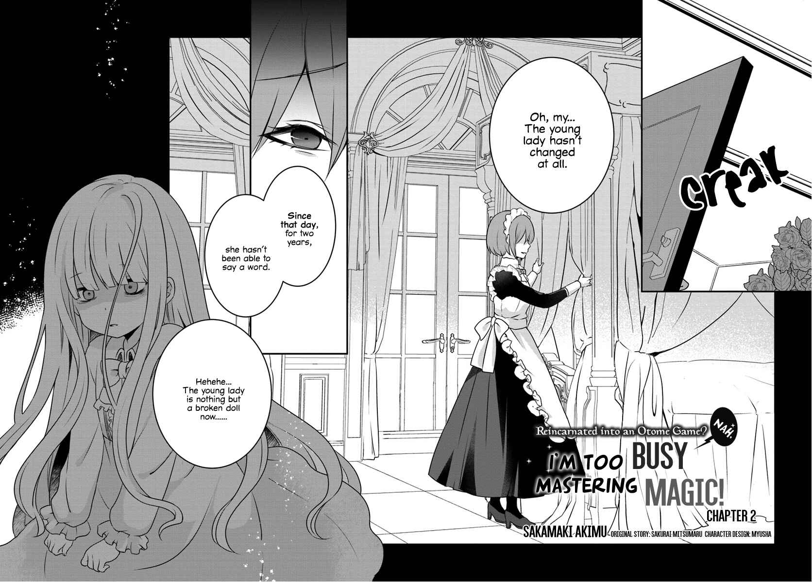 Page 3 Chapter 2.1 Tensei shitara Otome Game no Sekai? Ie, Majutsu wo Kiwameru no ni Isogashii no de sou iu no wa Kekkou desu