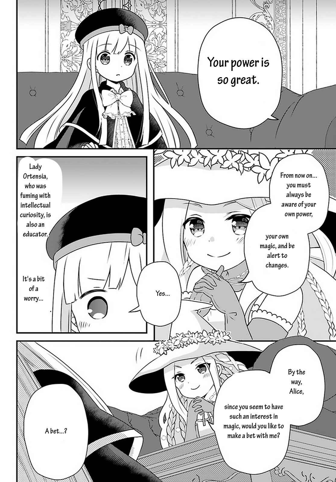 Page 4 Chapter 9.2 Tensei shitara Otome Game no Sekai? Ie, Majutsu wo Kiwameru no ni Isogashii no de sou iu no wa Kekkou desu