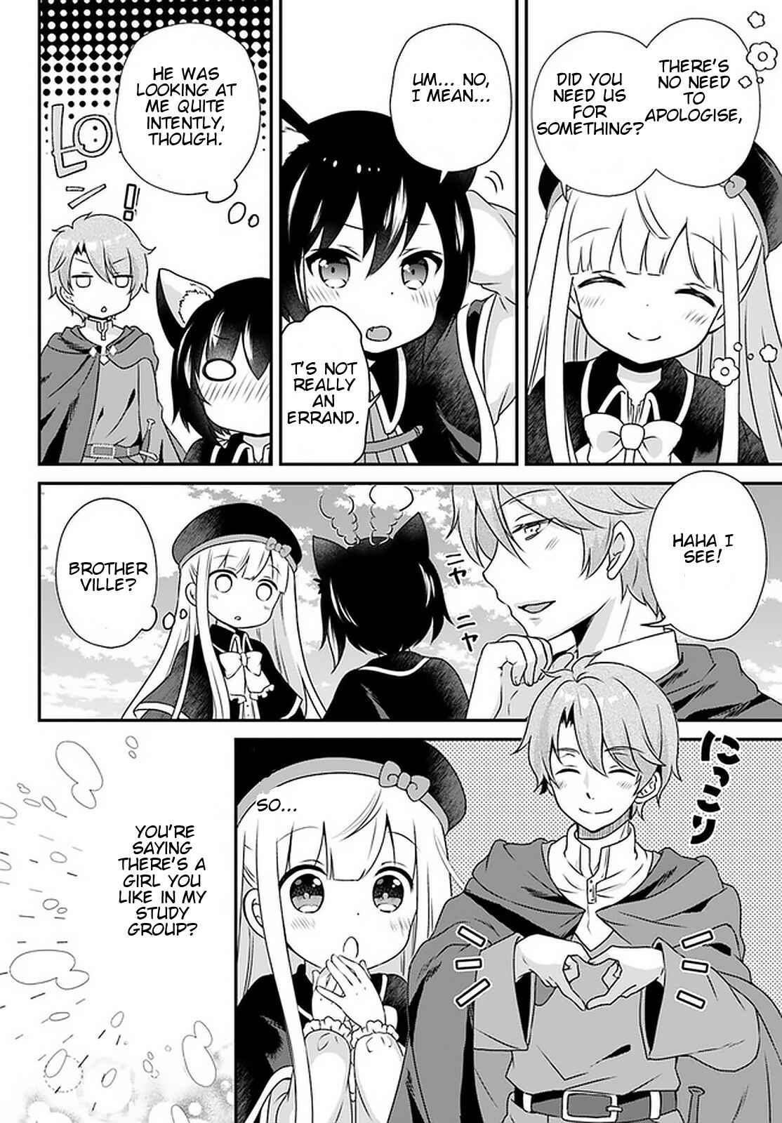 Page 4 Chapter 10.1 Tensei shitara Otome Game no Sekai? Ie, Majutsu wo Kiwameru no ni Isogashii no de sou iu no wa Kekkou desu