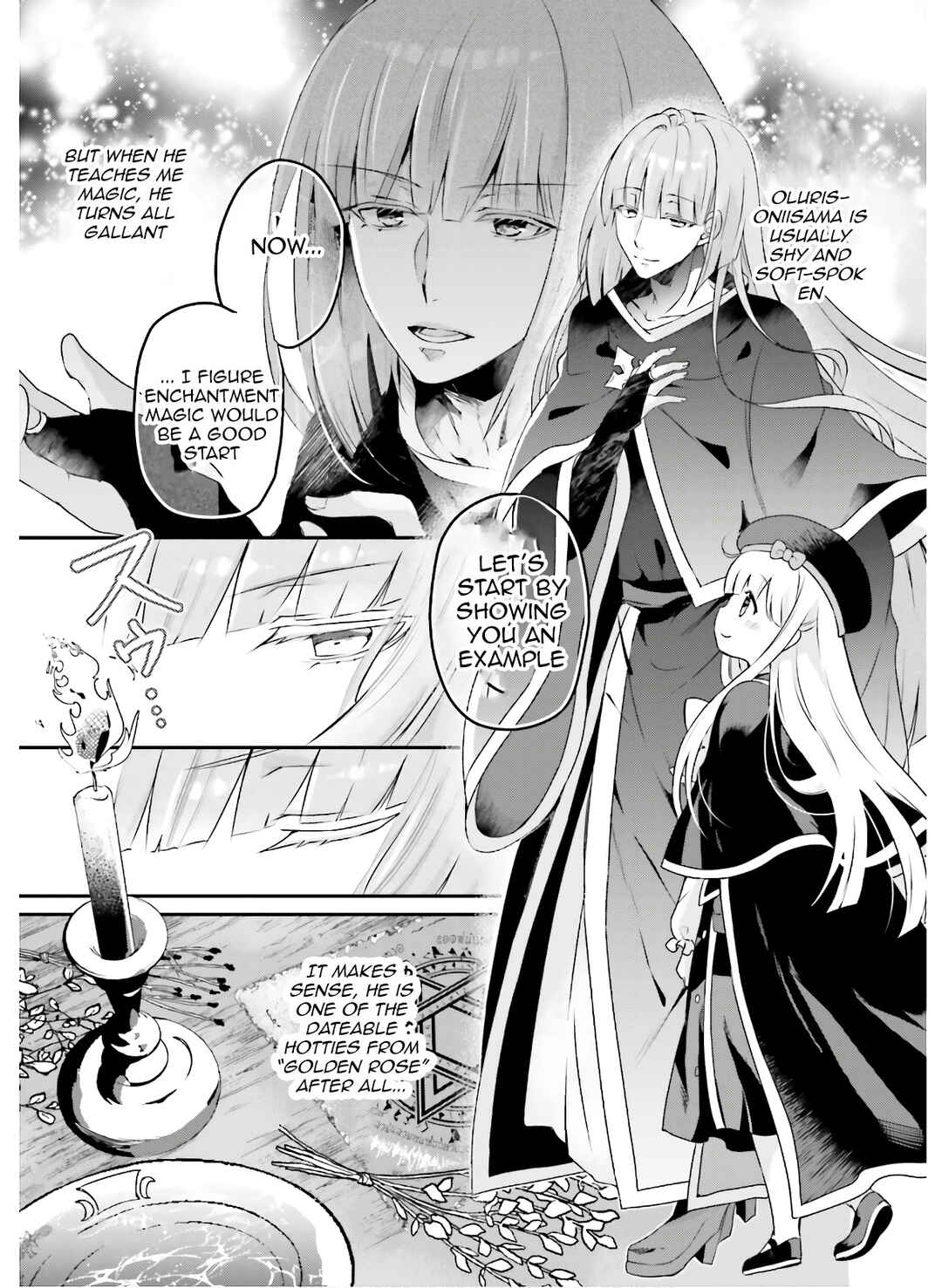 Page 1 Chapter 12 Tensei shitara Otome Game no Sekai? Ie, Majutsu wo Kiwameru no ni Isogashii no de sou iu no wa Kekkou desu