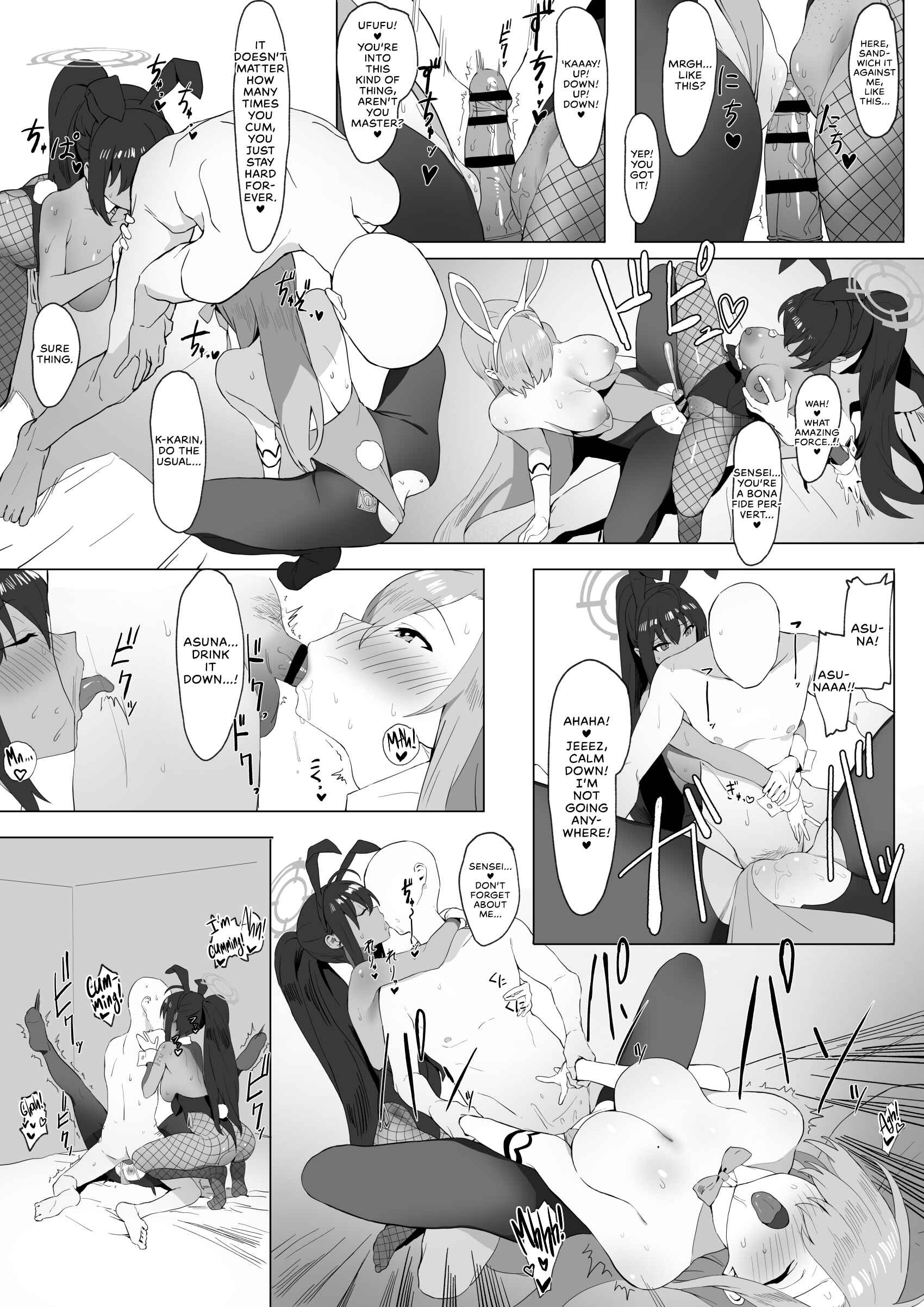 Page 10 Chapter Unknown_2973 Blue Archive - Asuna and Karin, At Your Service!