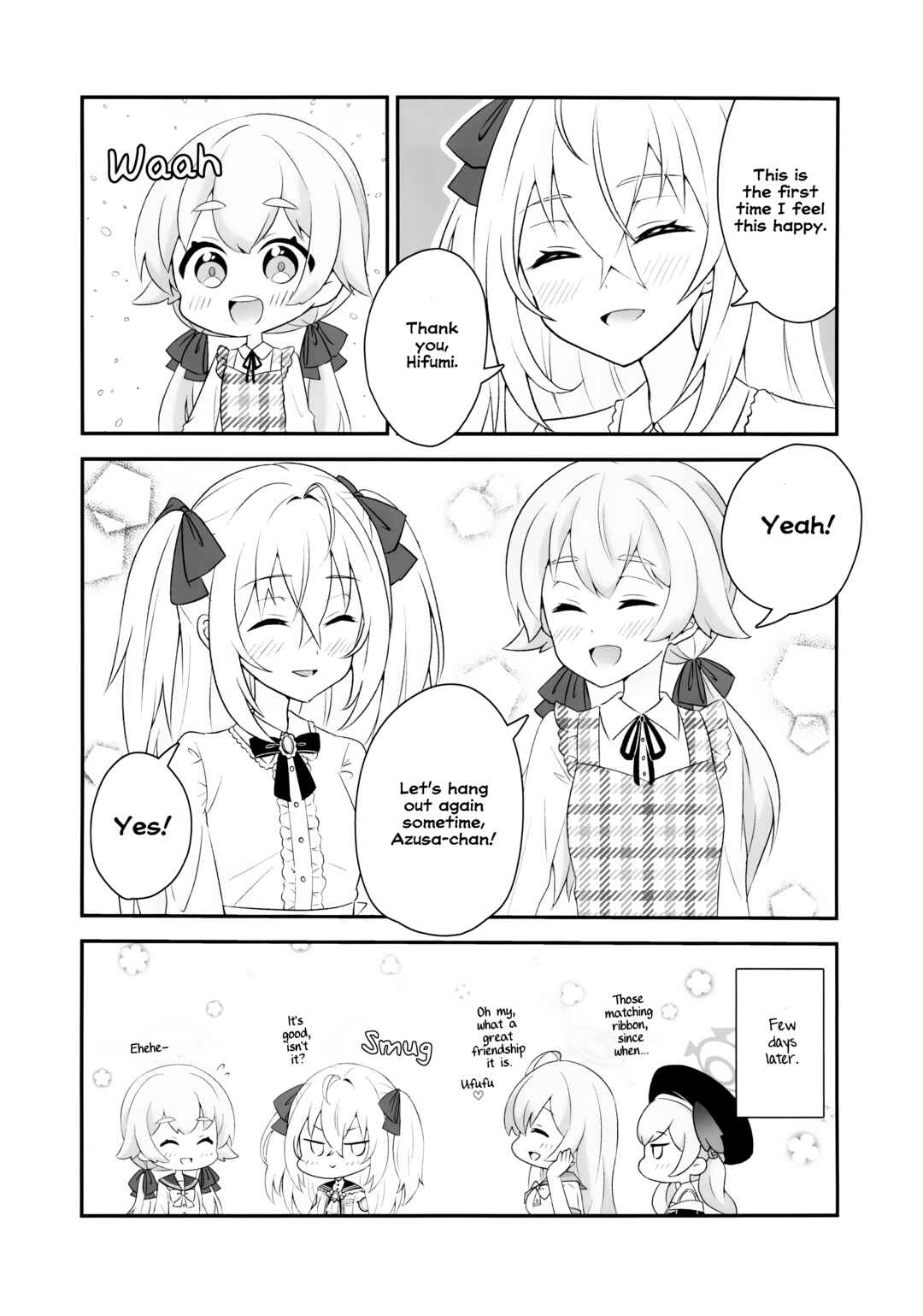 Page 8 Chapter Unknown_bf89 Blue Archive - HifuAzu Daisuki (Doujinshi)
