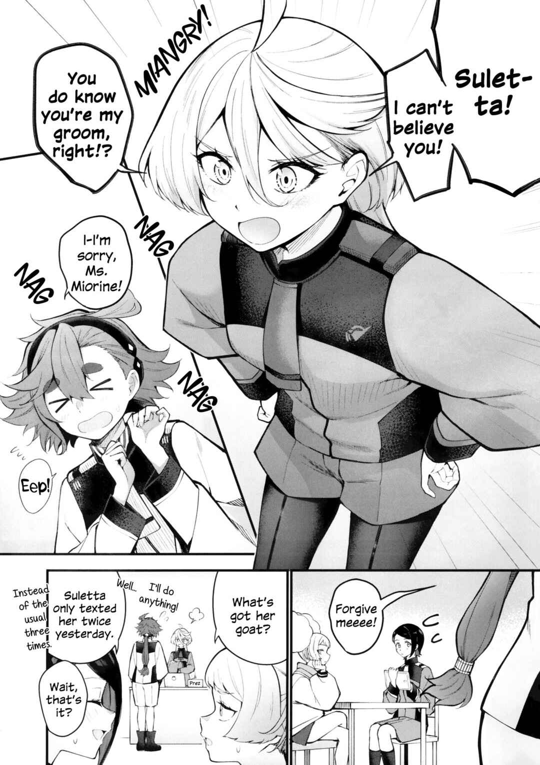 Page 2 Chapter Unknown_3326 Mobile Suit Gundam: The Witch from Mercury - Watashi no Kawaii Hanayome-san (Doujinshi)