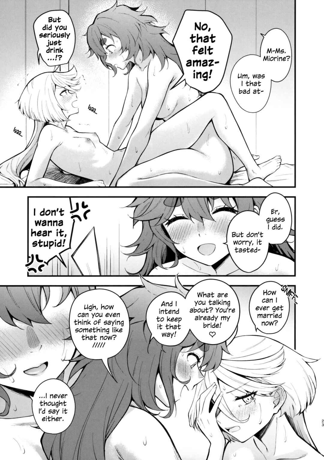 Page 22 Chapter Unknown_3326 Mobile Suit Gundam: The Witch from Mercury - Watashi no Kawaii Hanayome-san (Doujinshi)