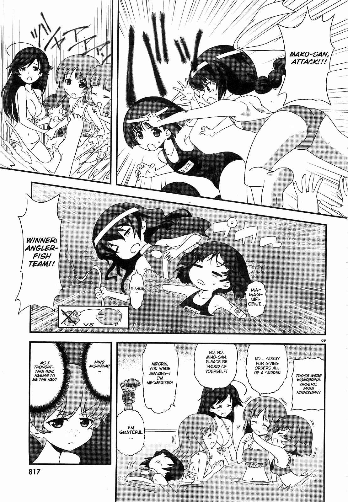 Page 9 Chapter 4 GIRLS und PANZER - Motto Love Love Sakusen desu!
