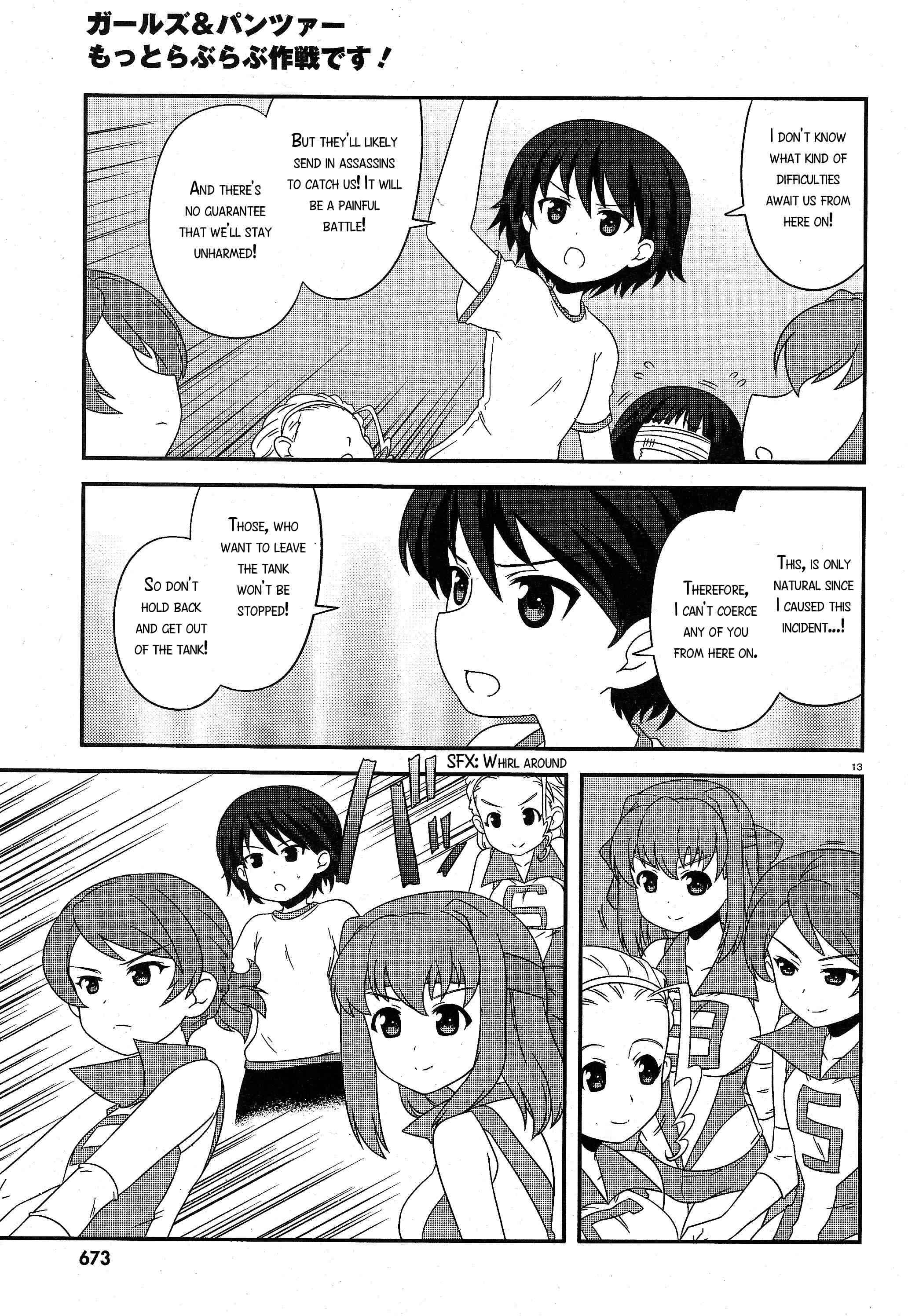 Page 13 Chapter 30 GIRLS und PANZER - Motto Love Love Sakusen desu!