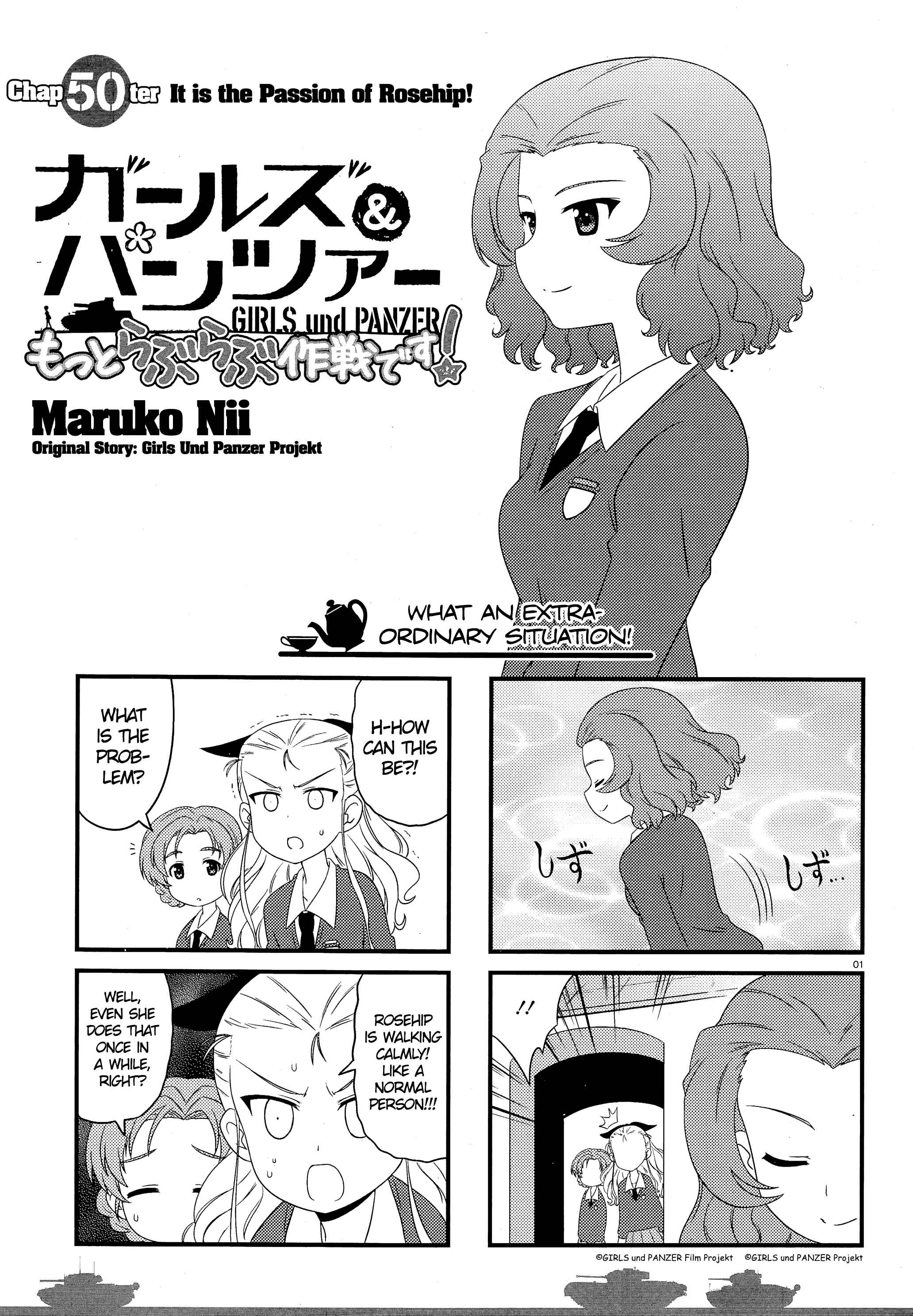 Page 1 Chapter 50 GIRLS und PANZER - Motto Love Love Sakusen desu!