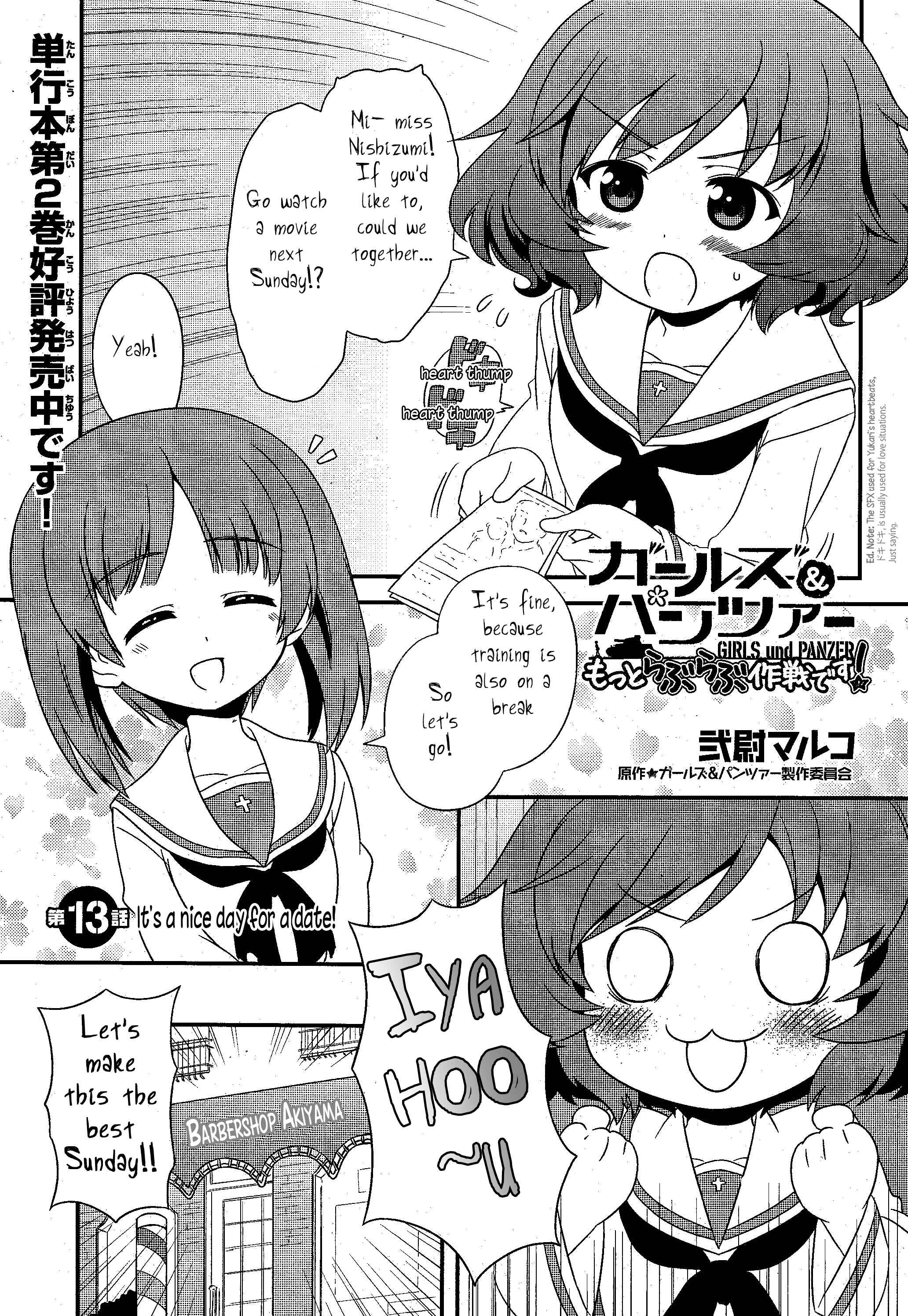 Page 1 Chapter 13 GIRLS und PANZER - Motto Love Love Sakusen desu!
