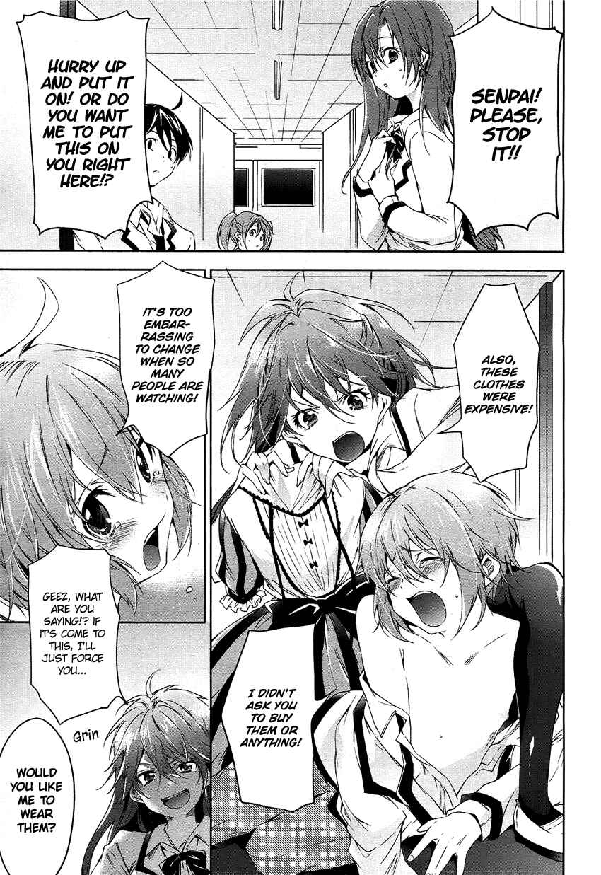 Page 4 Chapter 3 Boku wa Senpai ni Josou o Shiirareteimasu.