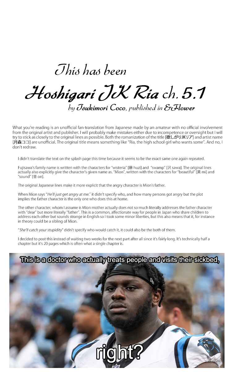 Page 22 Chapter 5.1 Hoshigari JK Ria