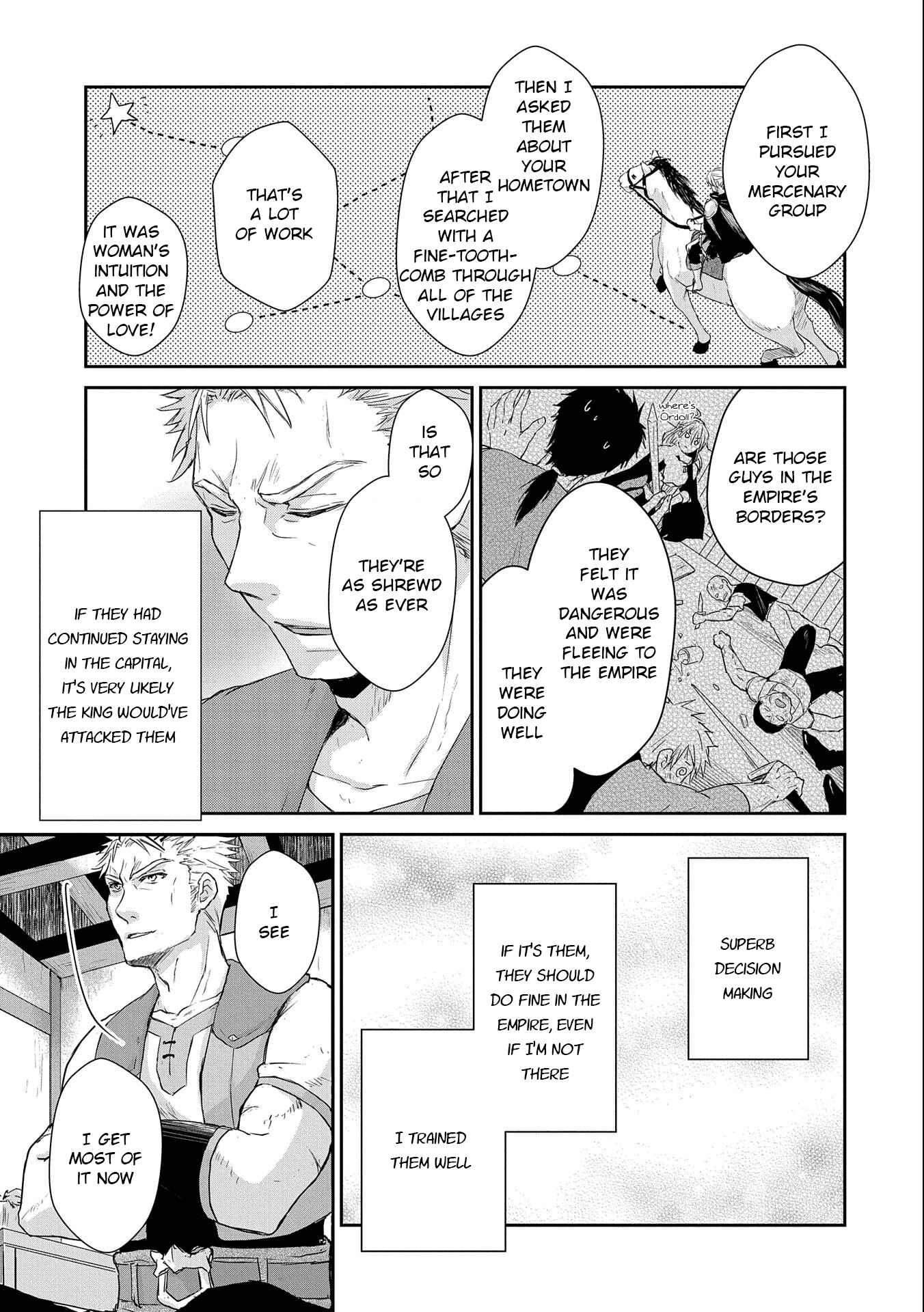 Page 21 Chapter 4 Senki to Yobareta Otoko, Ouke ni Ansatsu Saretara Musume wo Hiroi, Issho ni Slow Life wo Hajimeru