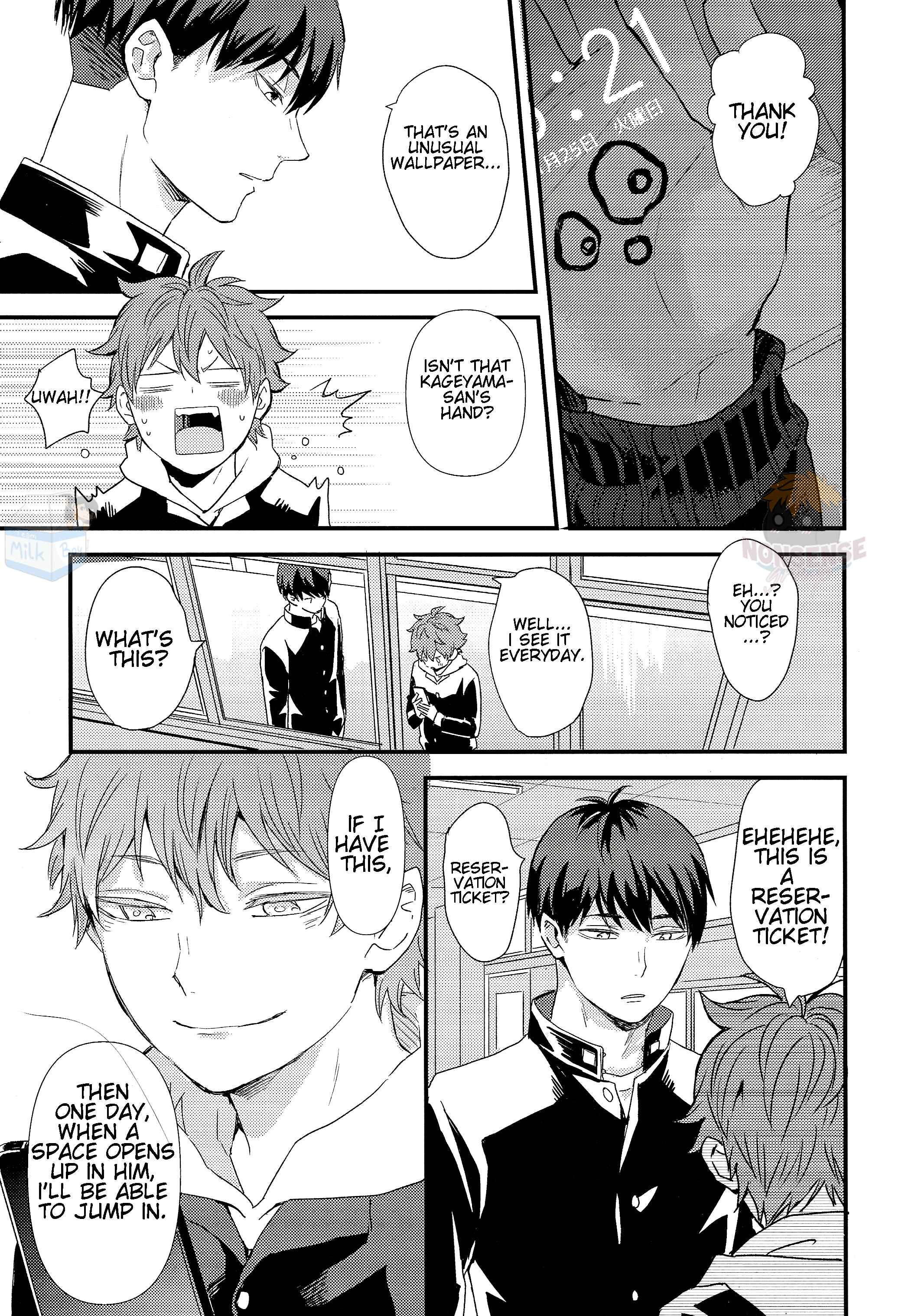 Page 12 Chapter 2 Haikyu!! - Fish Swimming in the Sky (Doujinshi)