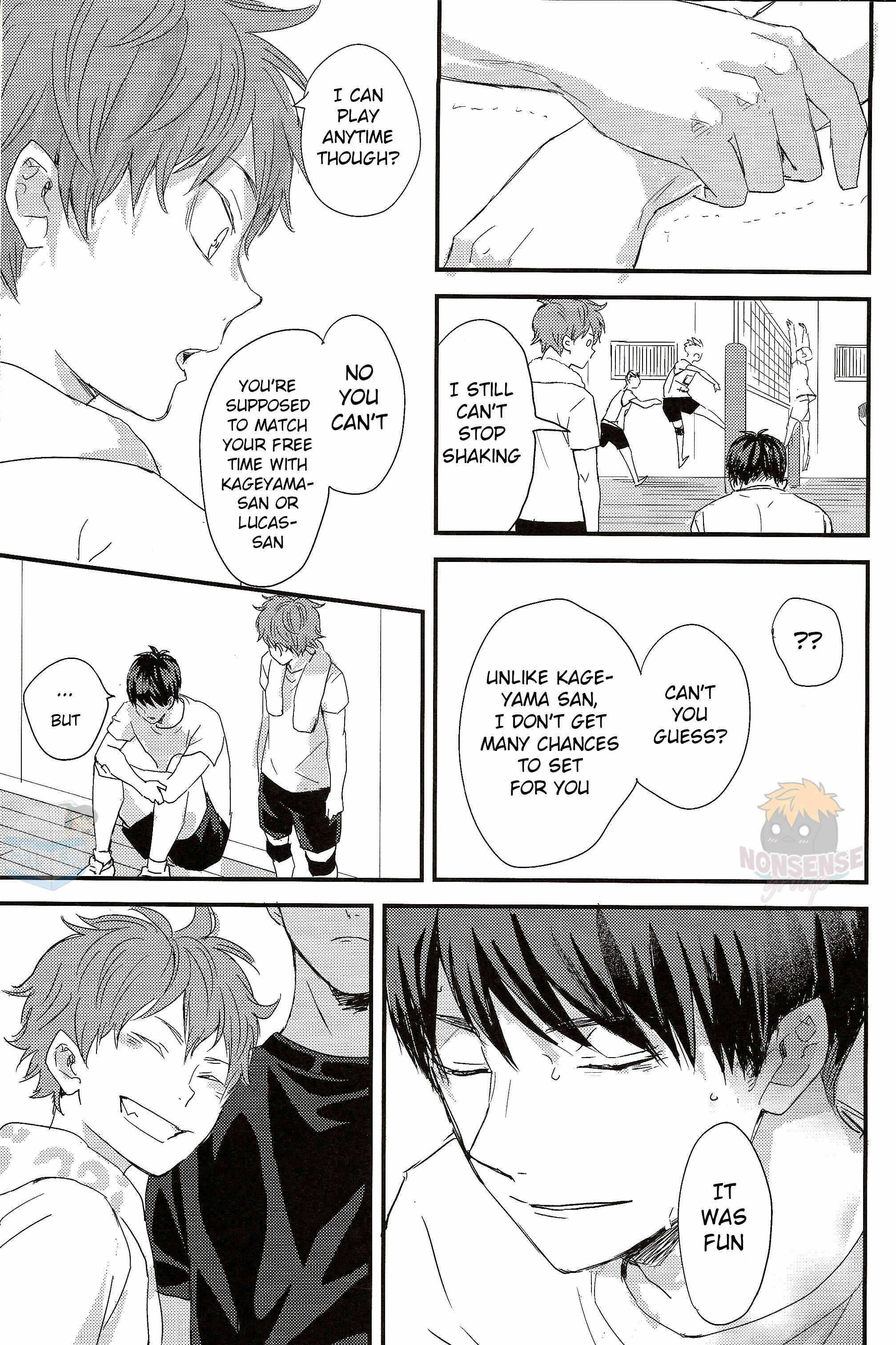 Page 38 Chapter 2 Haikyu!! - Fish Swimming in the Sky (Doujinshi)