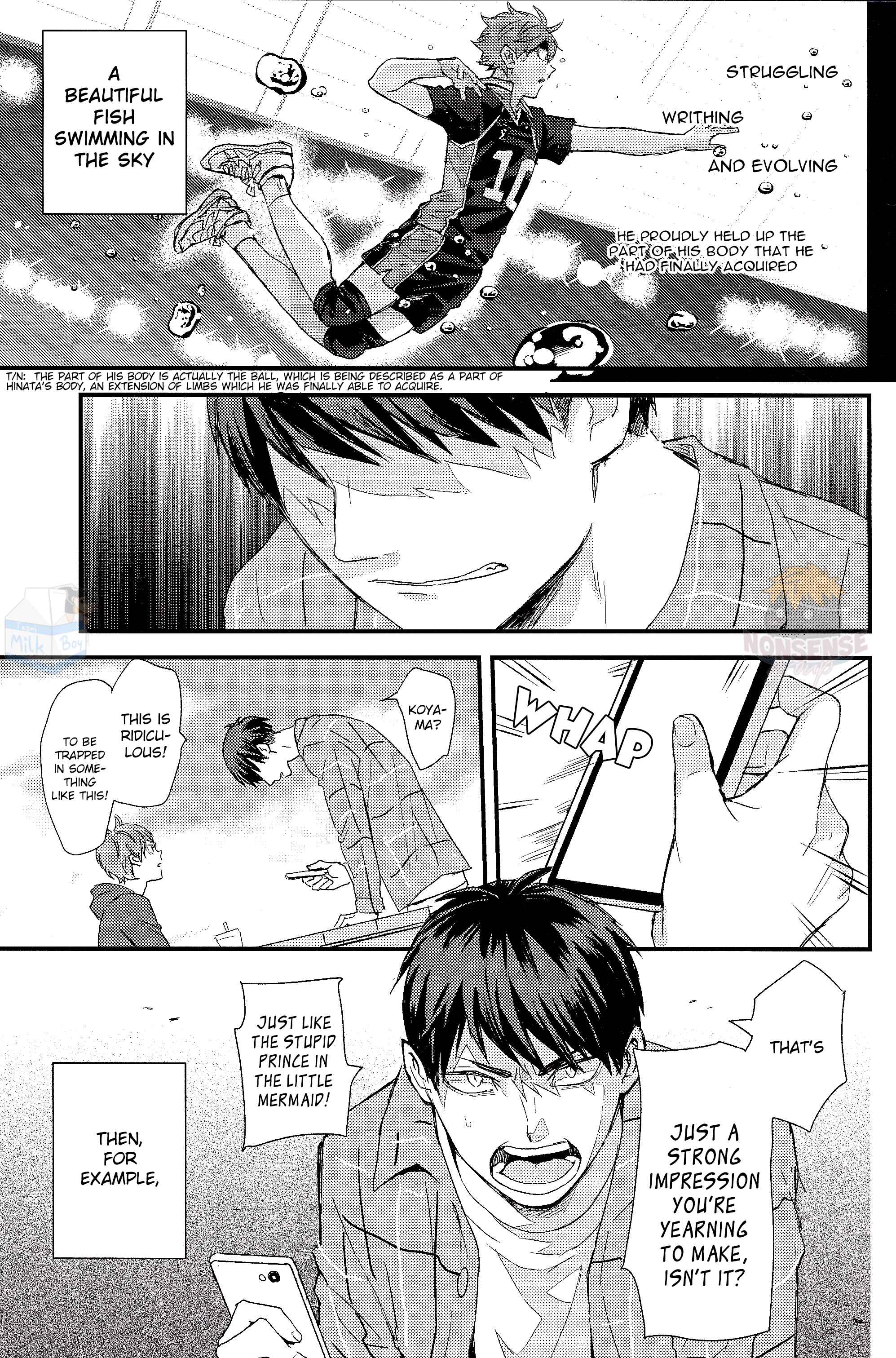 Page 56 Chapter 2 Haikyu!! - Fish Swimming in the Sky (Doujinshi)
