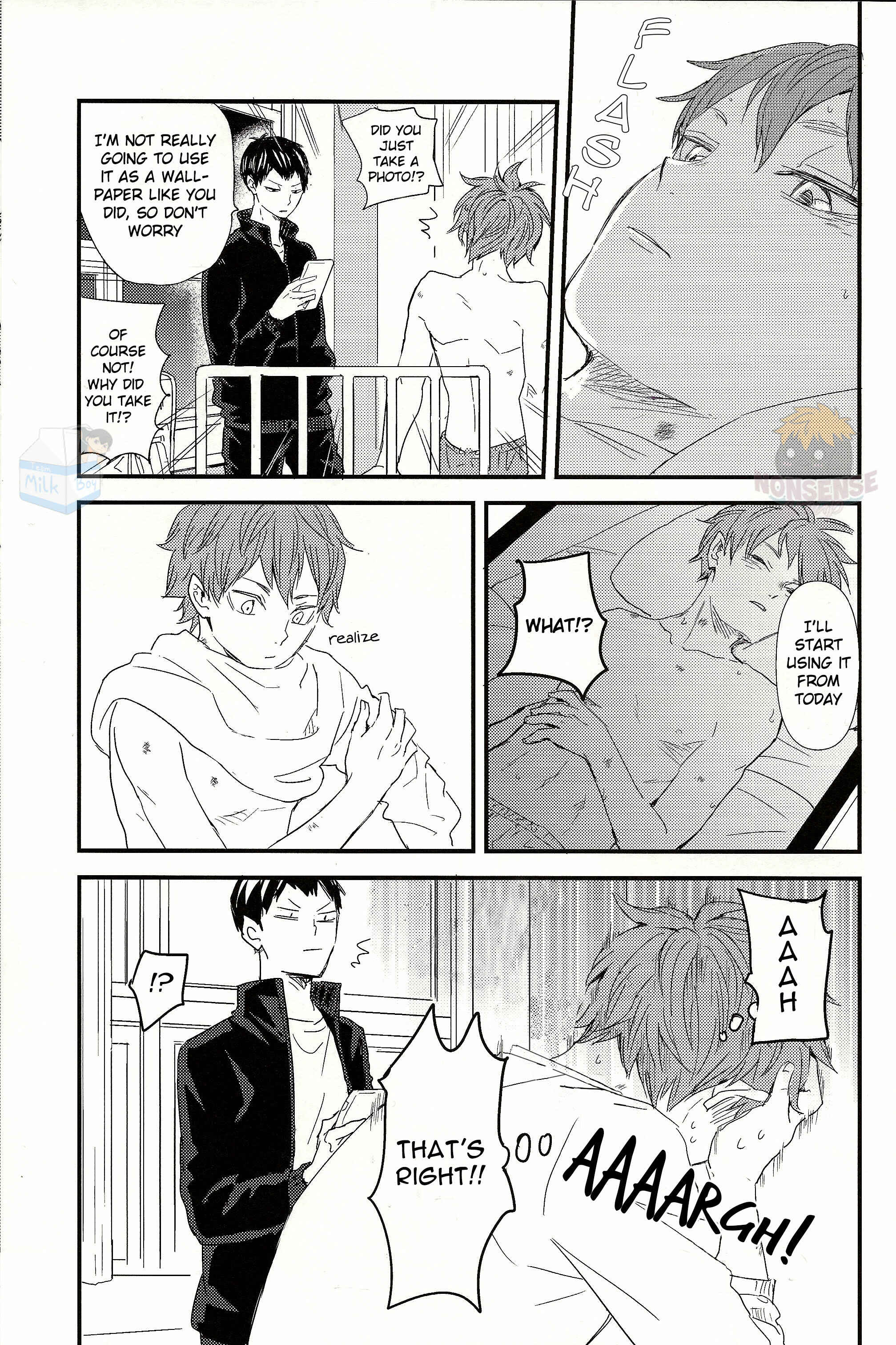 Page 85 Chapter 2 Haikyu!! - Fish Swimming in the Sky (Doujinshi)